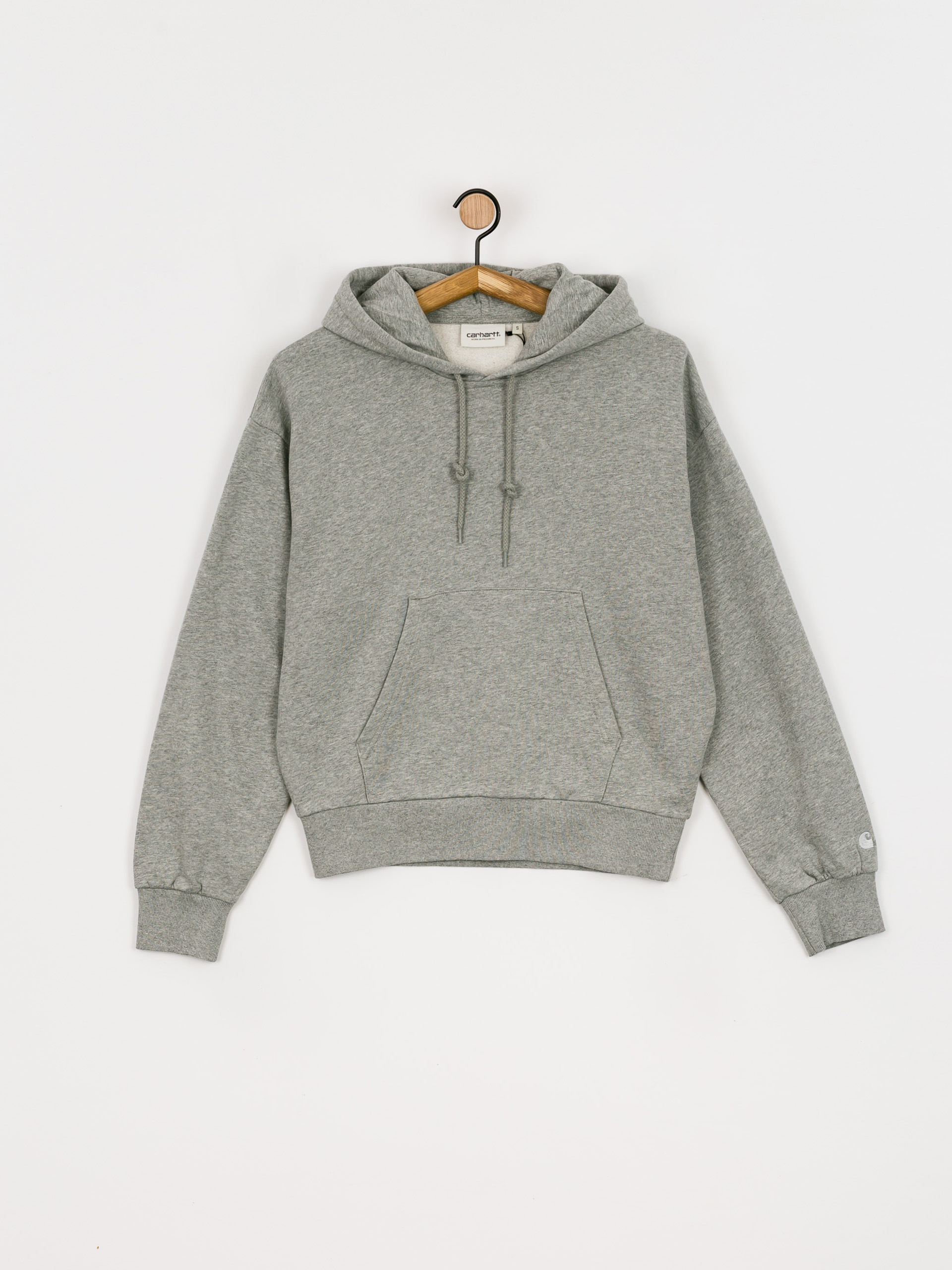 Bluza z kapturem Carhartt WIP Casey HD Wmn (grey heather/silver)