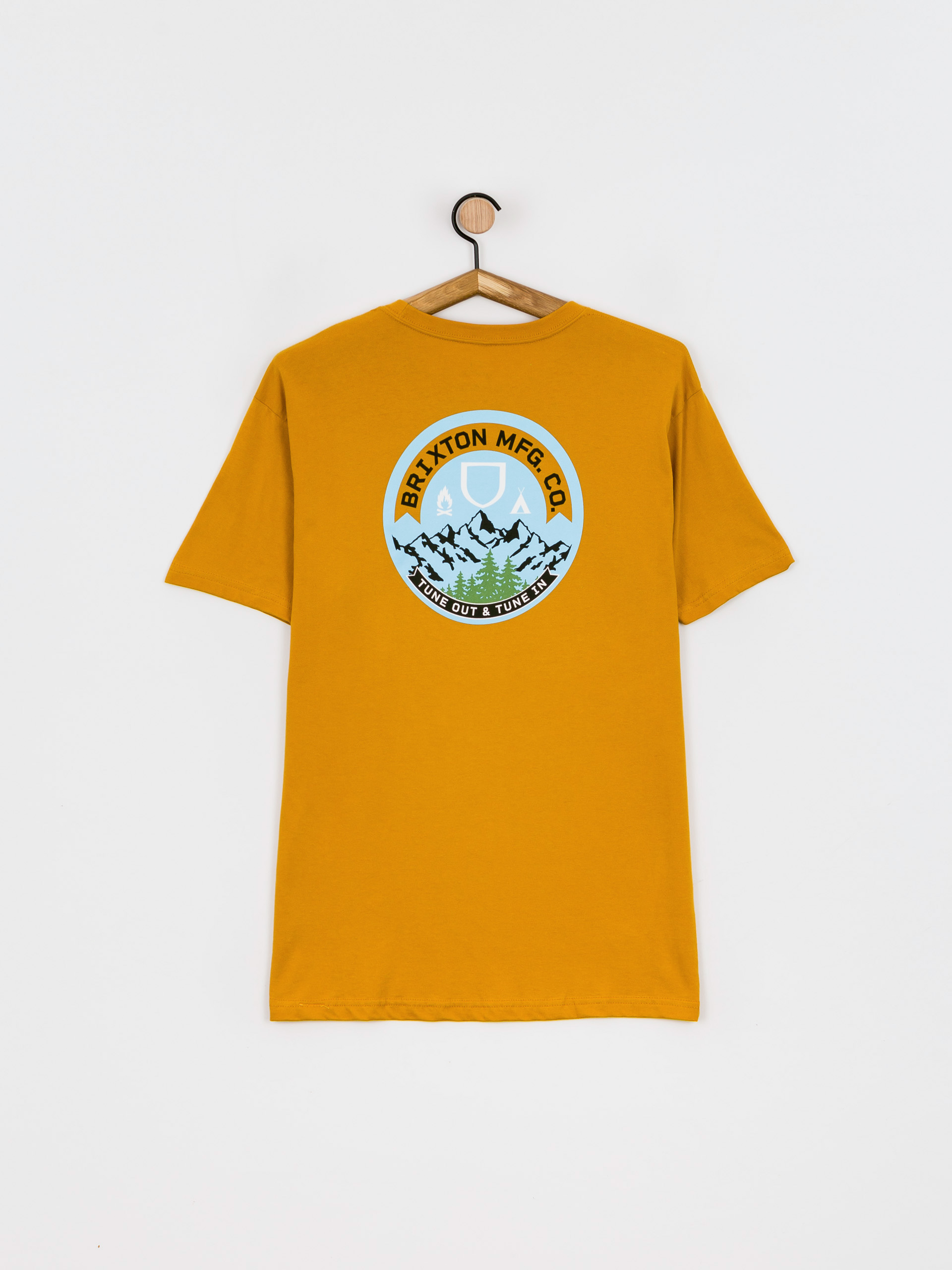 T-shirt Brixton Tune Out (antique gold)