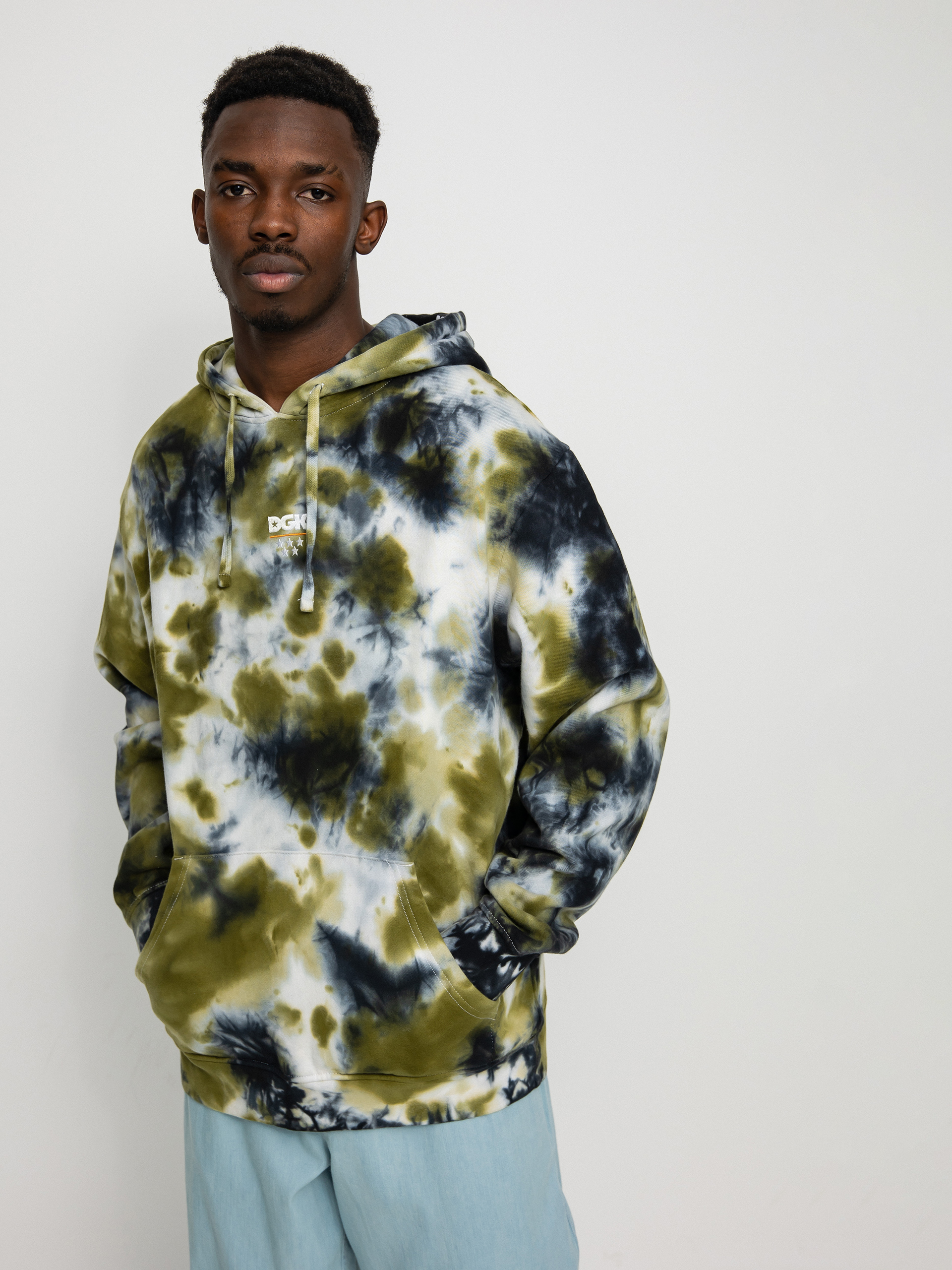 Bluza z kapturem DGK Low Drip Custom HD (camo wash)