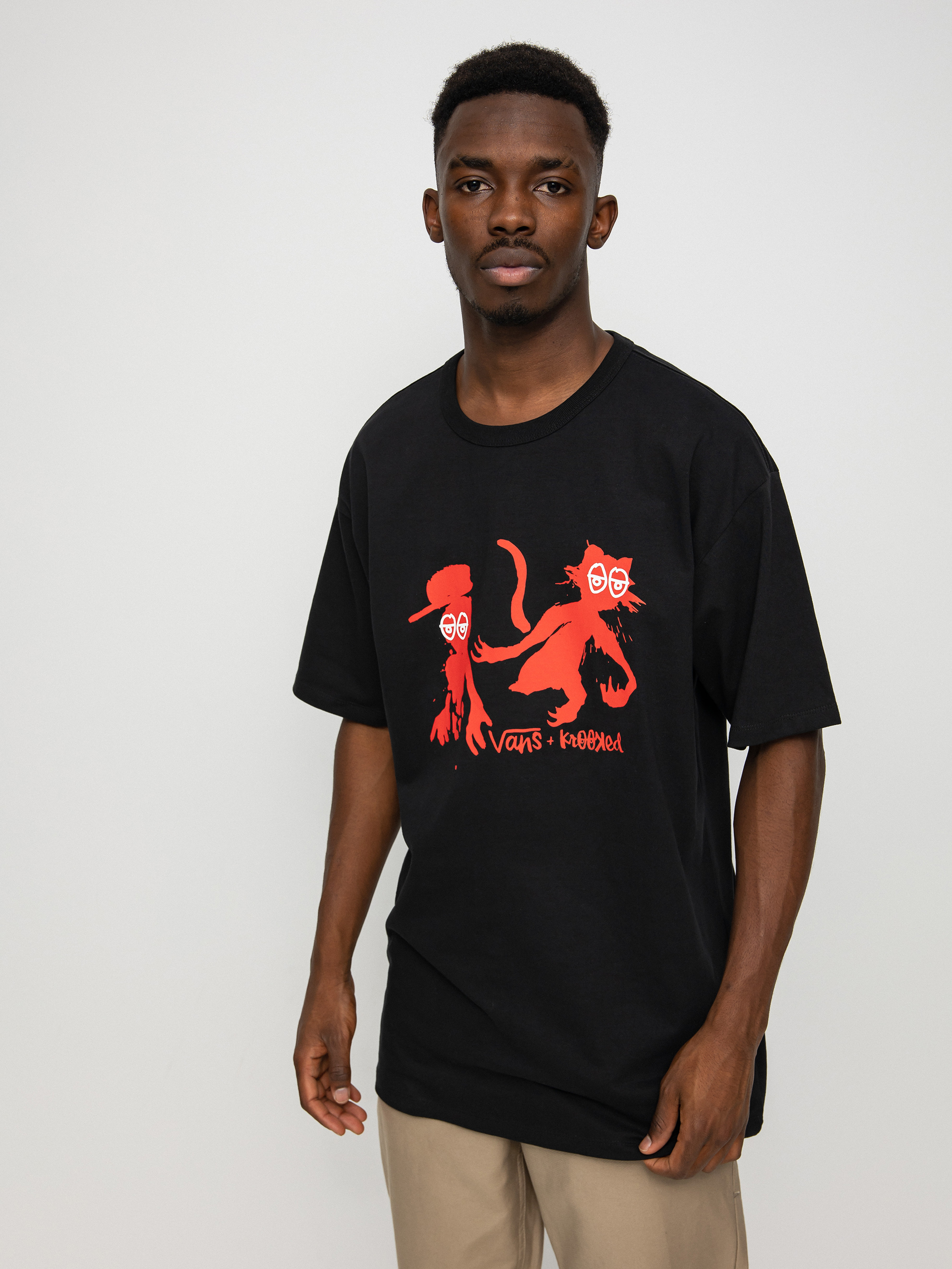 T-shirt Vans X KROOKED By Natas For Ray Otw (black)
