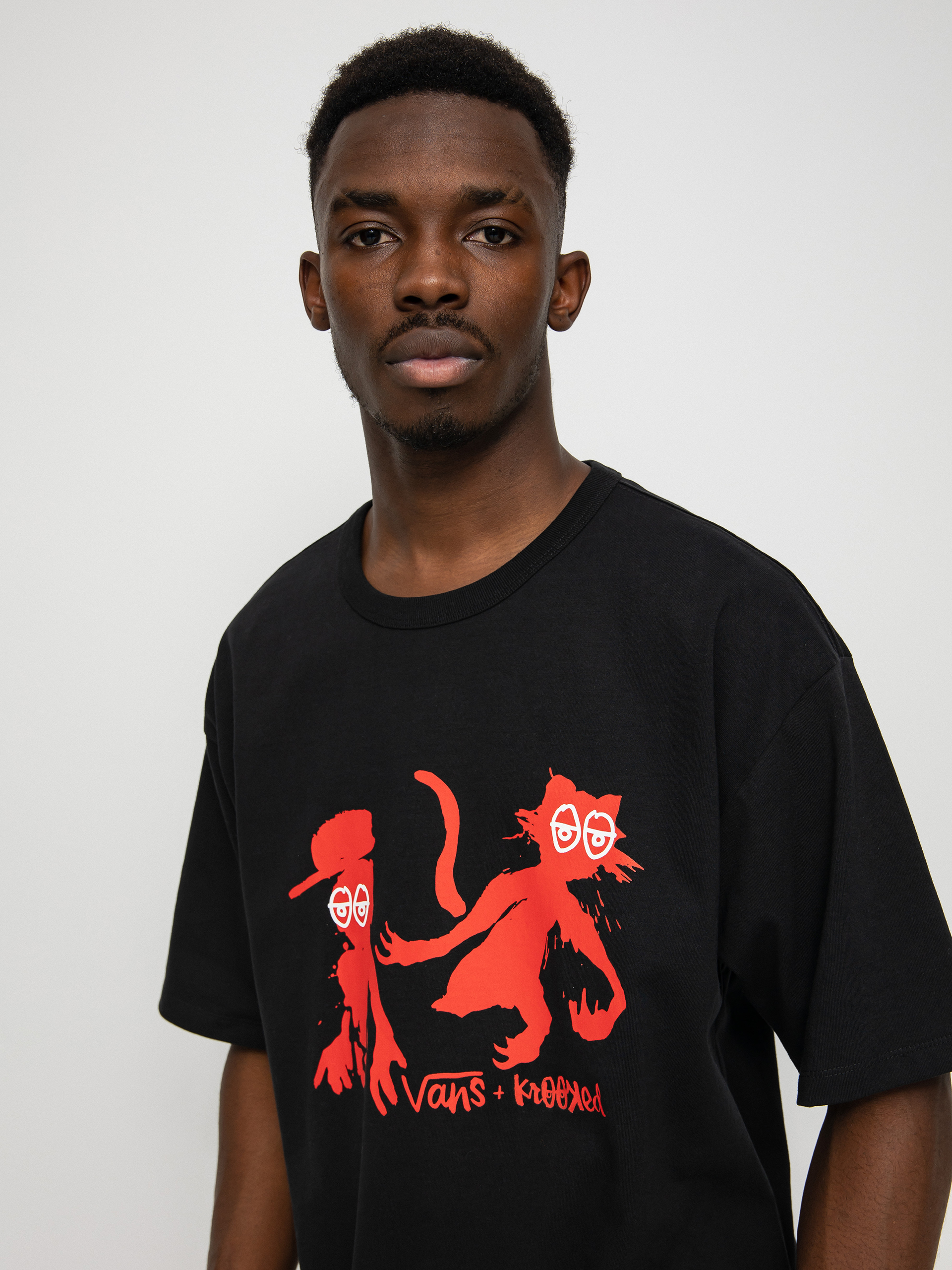 T-shirt Vans X KROOKED By Natas For Ray Otw (black)