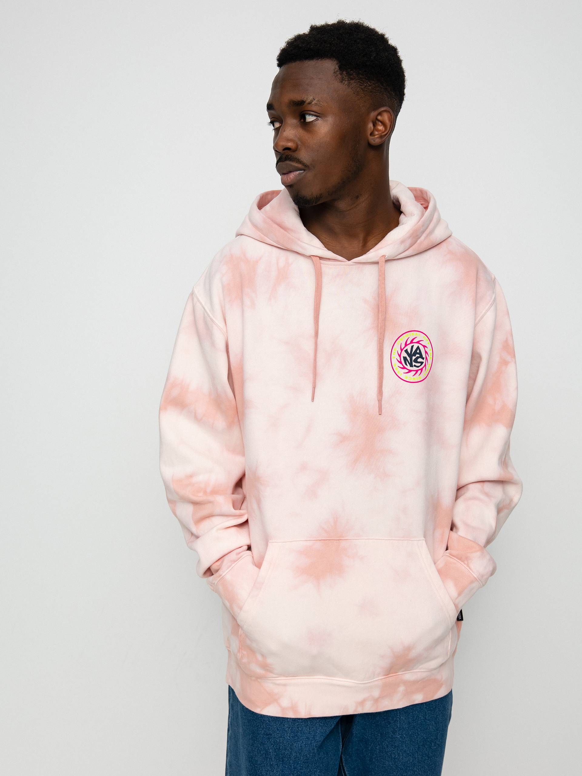 Bluza z kapturem Vans Summer Camp HD (mellow rose)