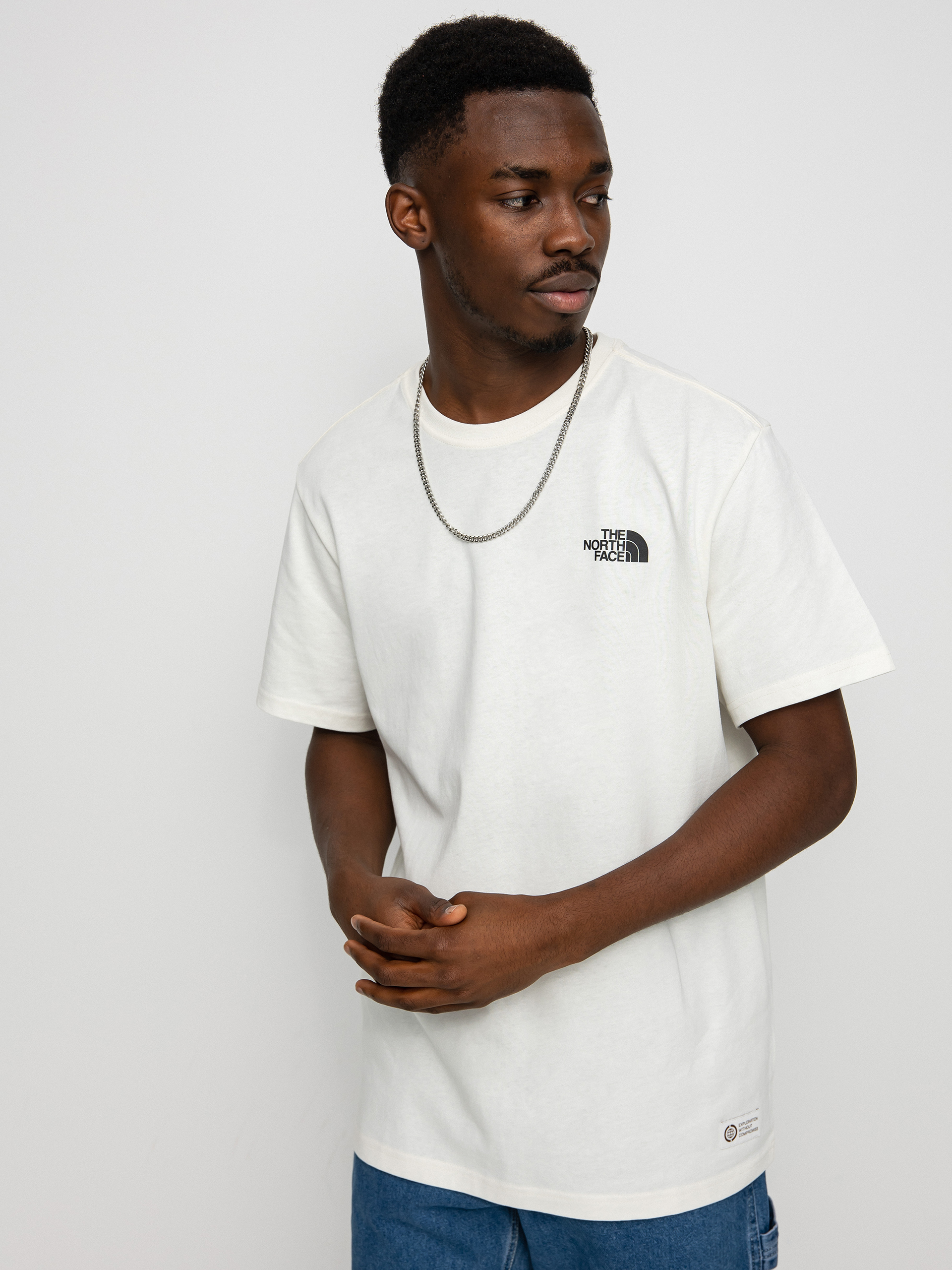 T-shirt The North Face Regrind (gardenia white)
