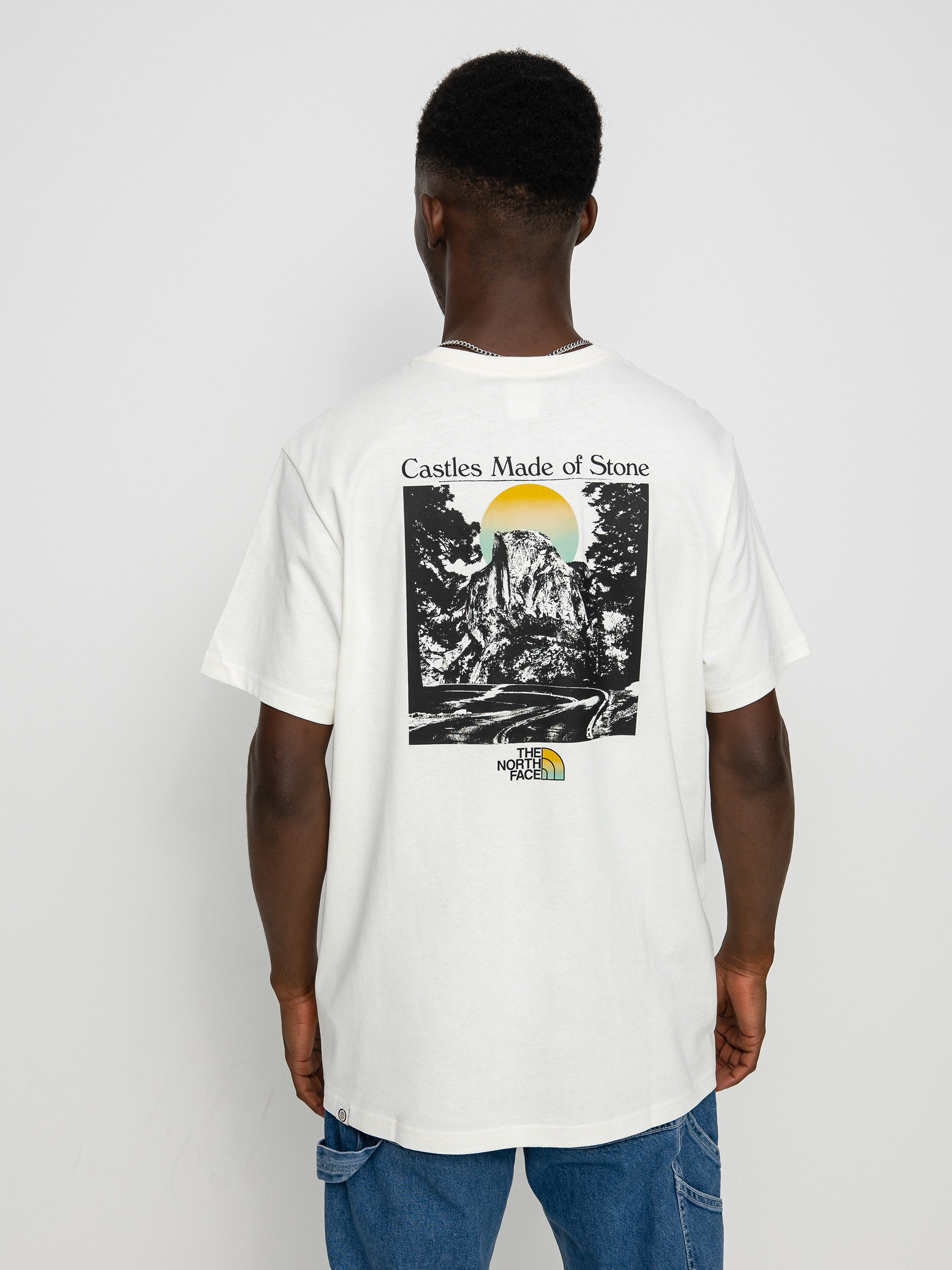 T-shirt The North Face Regrind (gardenia white)