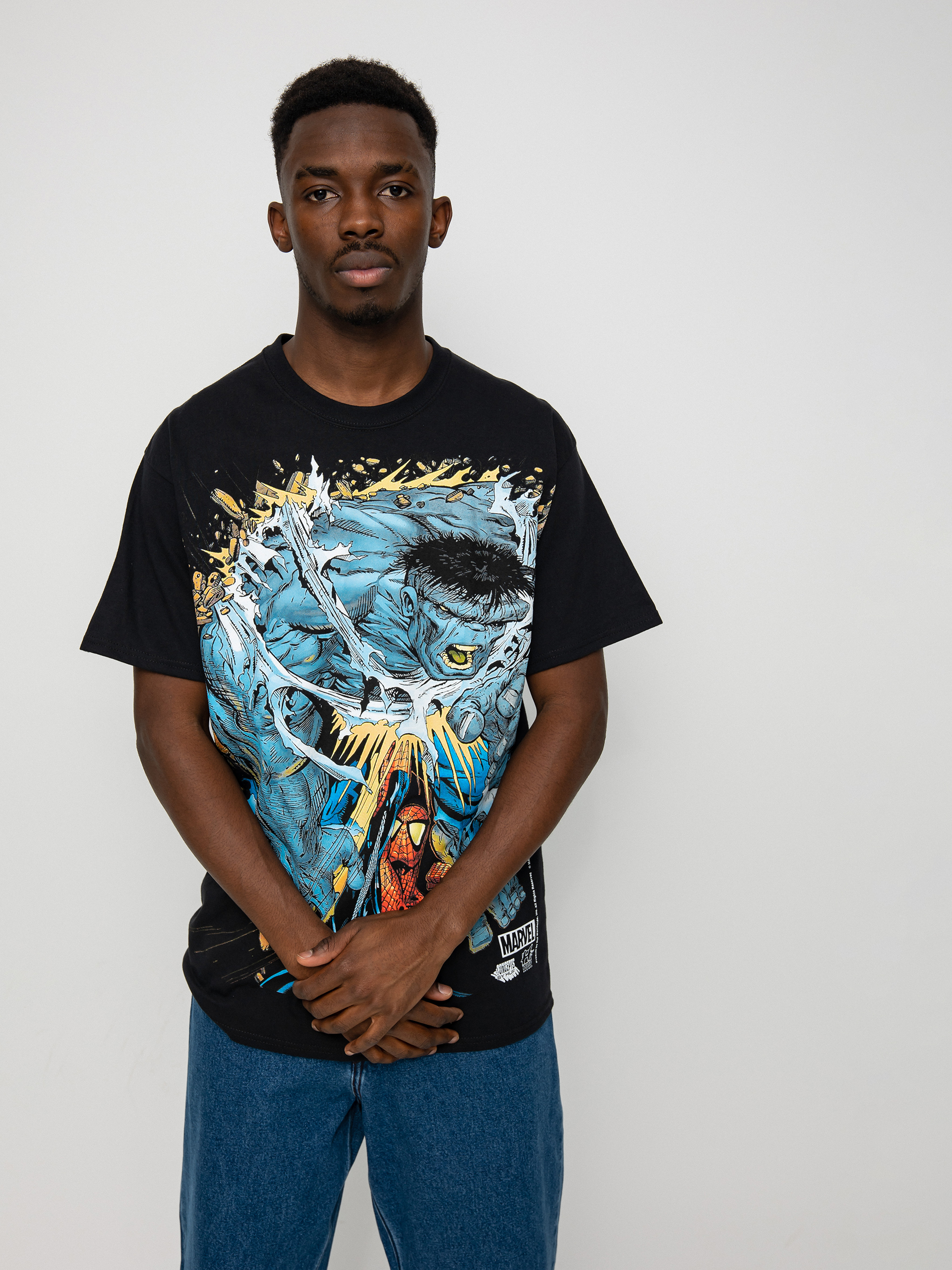 T-shirt HUF X Marvel Battle (black)