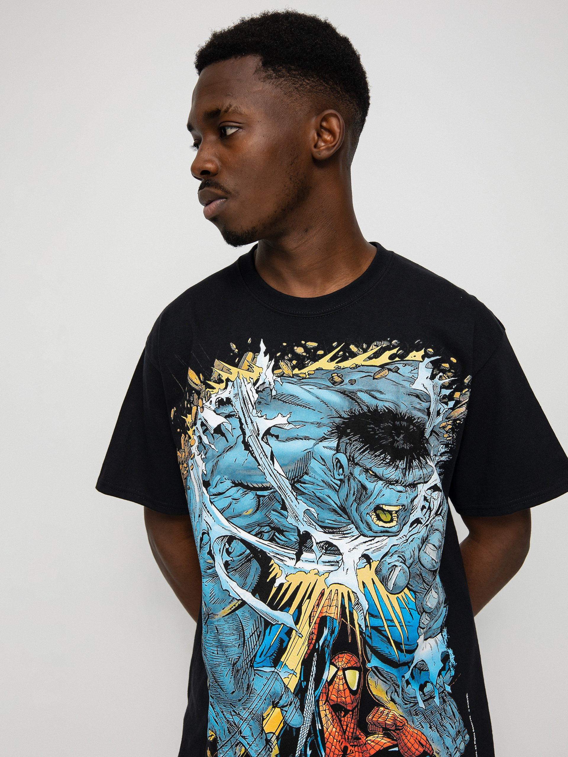 T-shirt HUF X Marvel Battle (black)