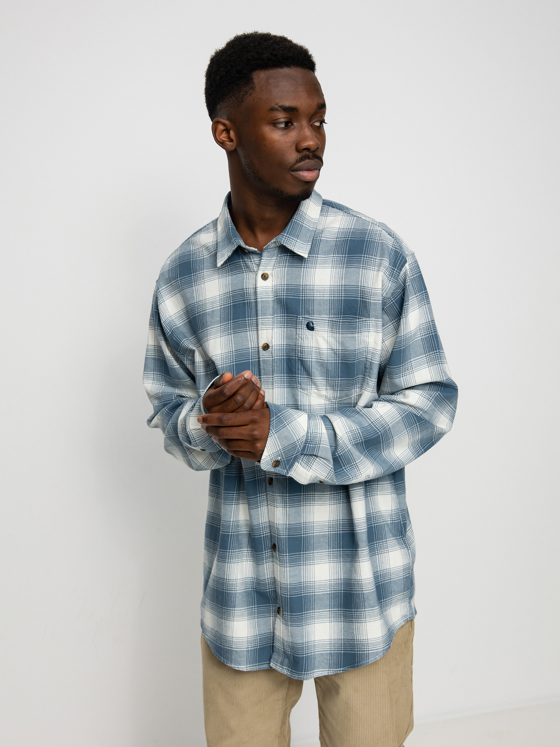 Koszula Carhartt WIP Deaver (deaver check/storm blue)