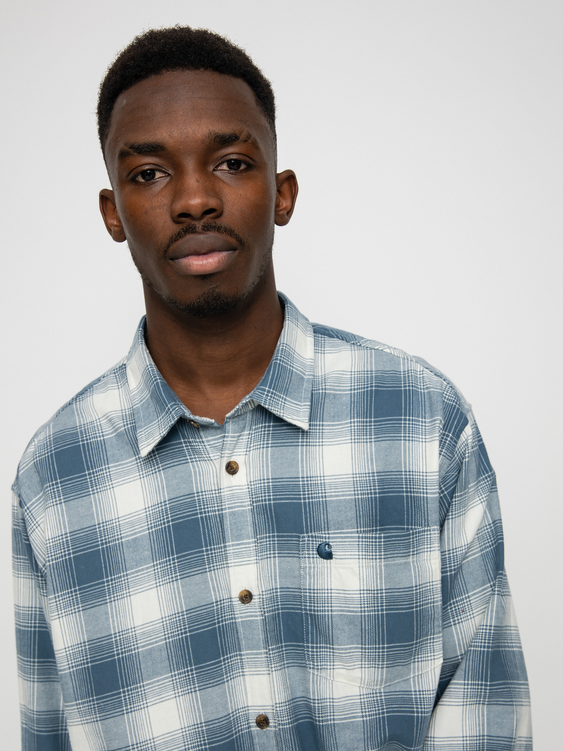 Koszula Carhartt WIP Deaver (deaver check/storm blue)