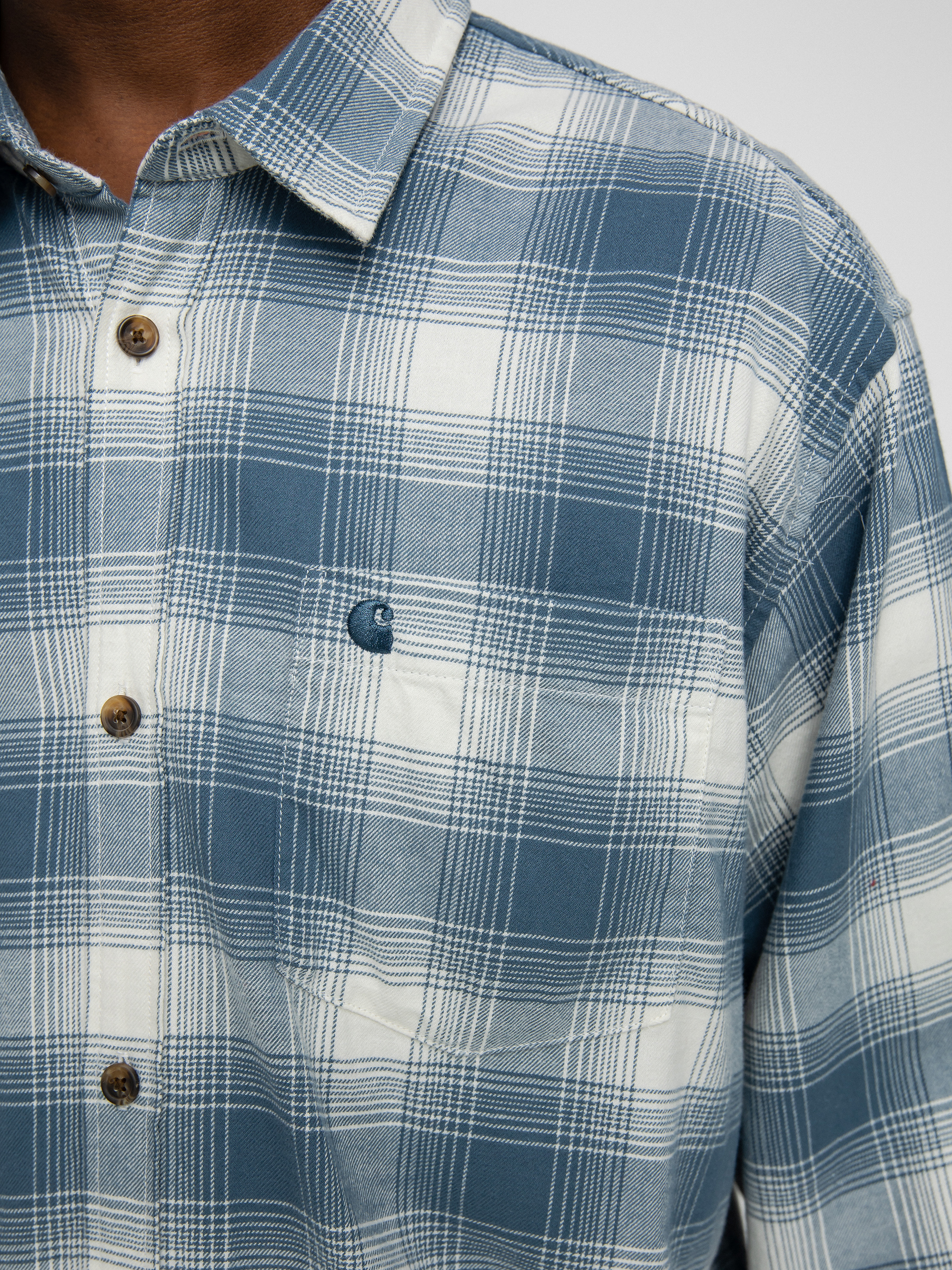 Koszula Carhartt WIP Deaver (deaver check/storm blue)