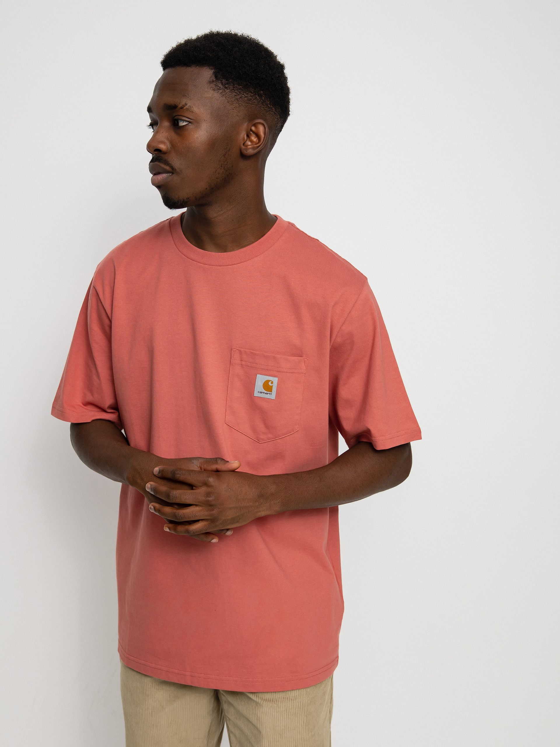T-shirt Carhartt WIP Pocket (misty blush)