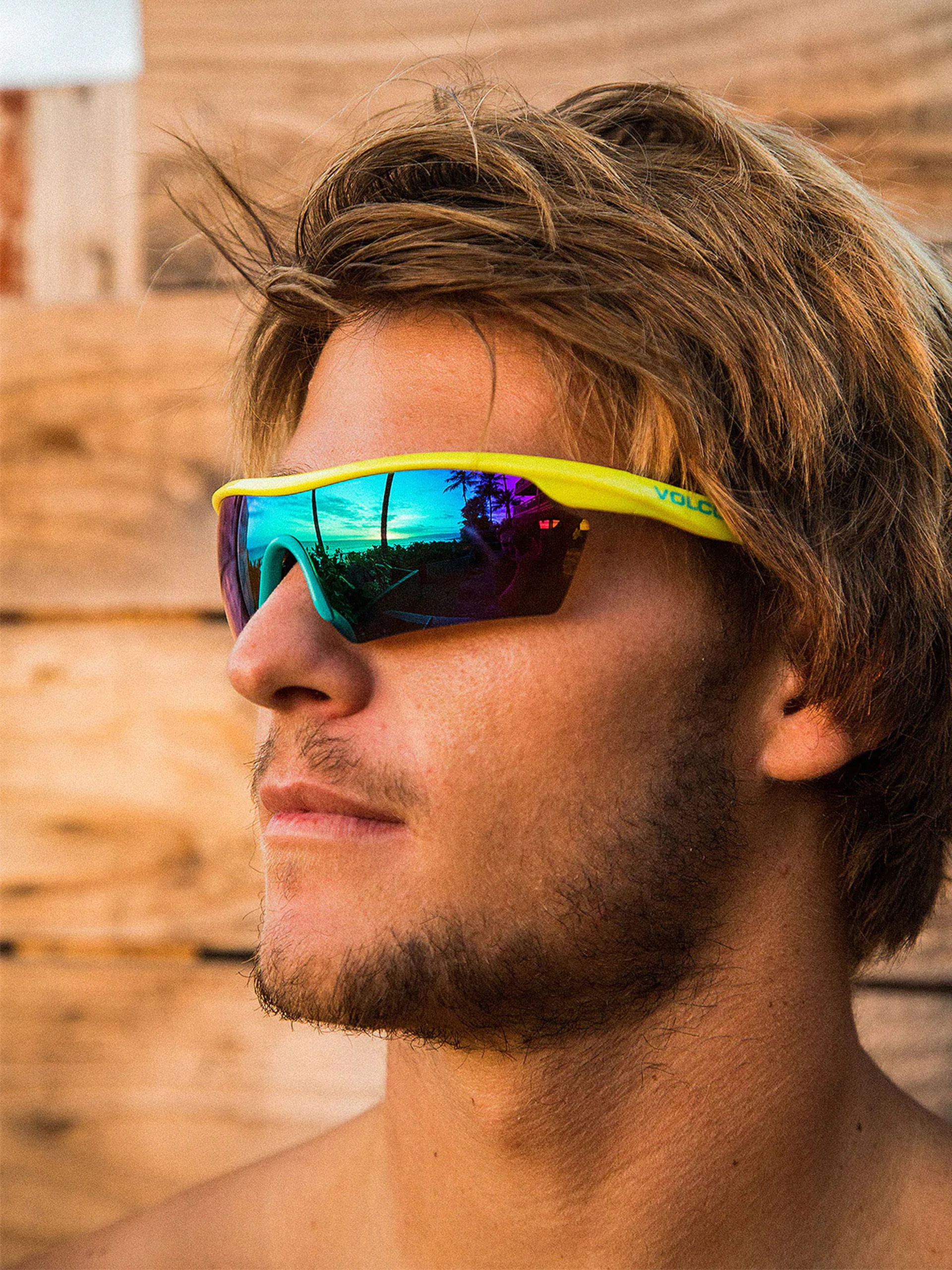 Okulary przeciwsłoneczne Volcom Download (gls ylw/aq/rbw mirror)