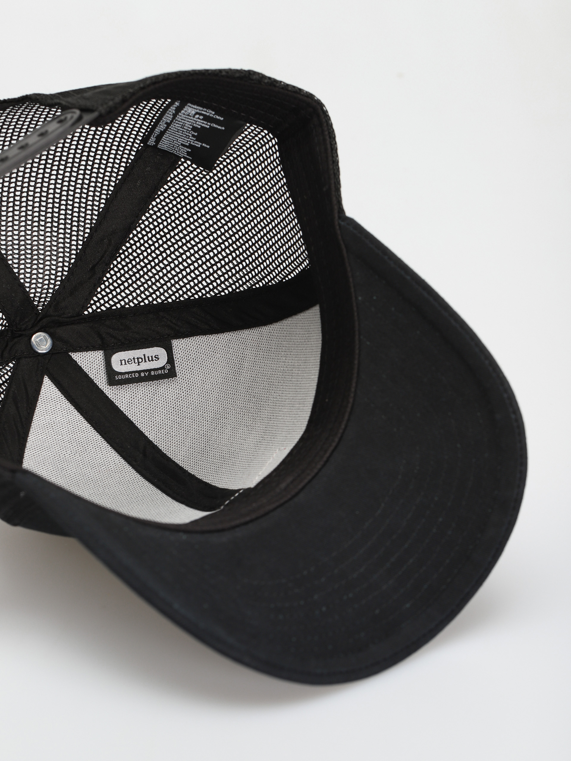 Czapka z daszkiem Brixton Truss X Mp Mesh Cap (black/black)