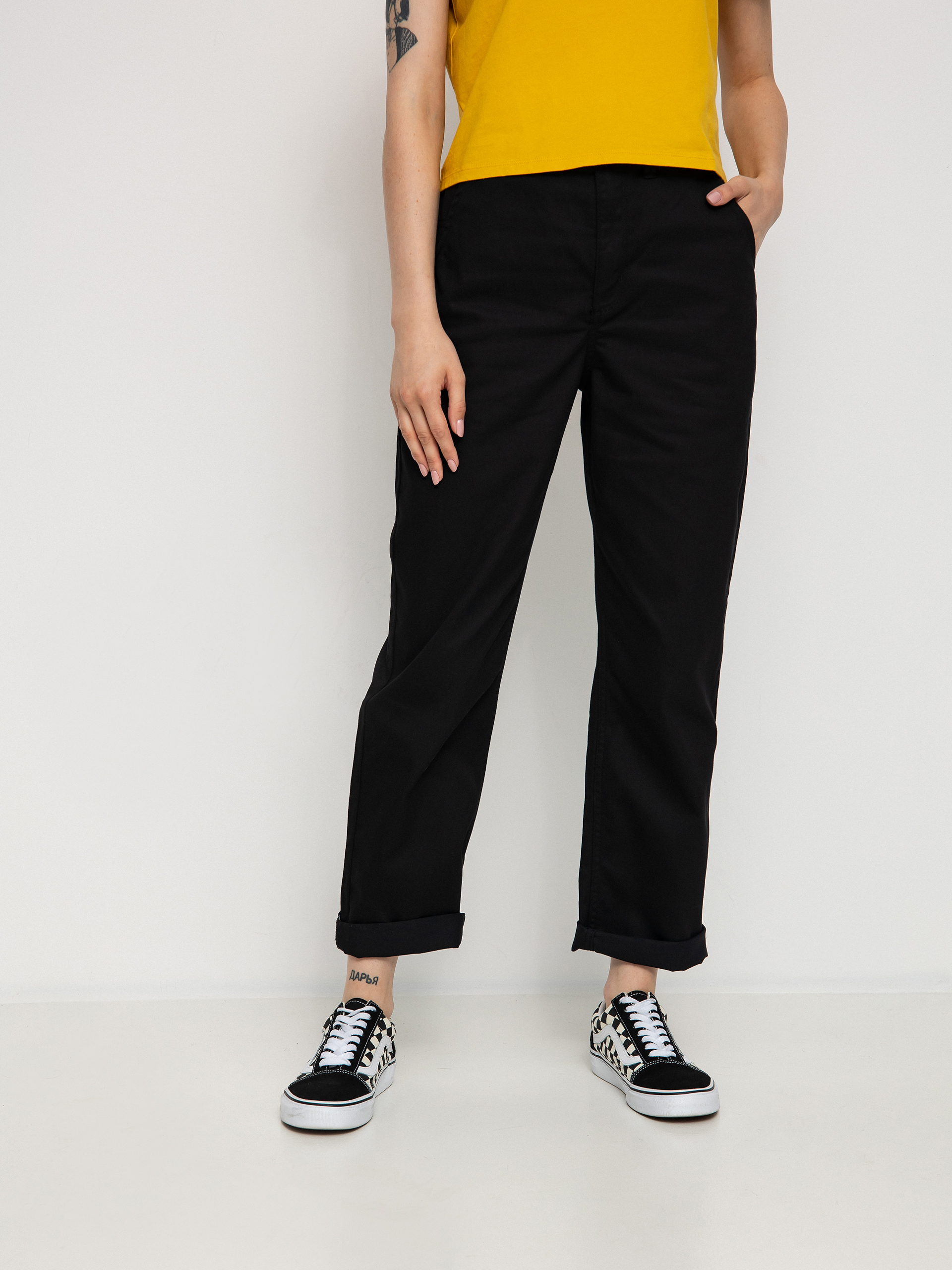 Spodnie Vans Authentic Chino Wmn (authentic black)