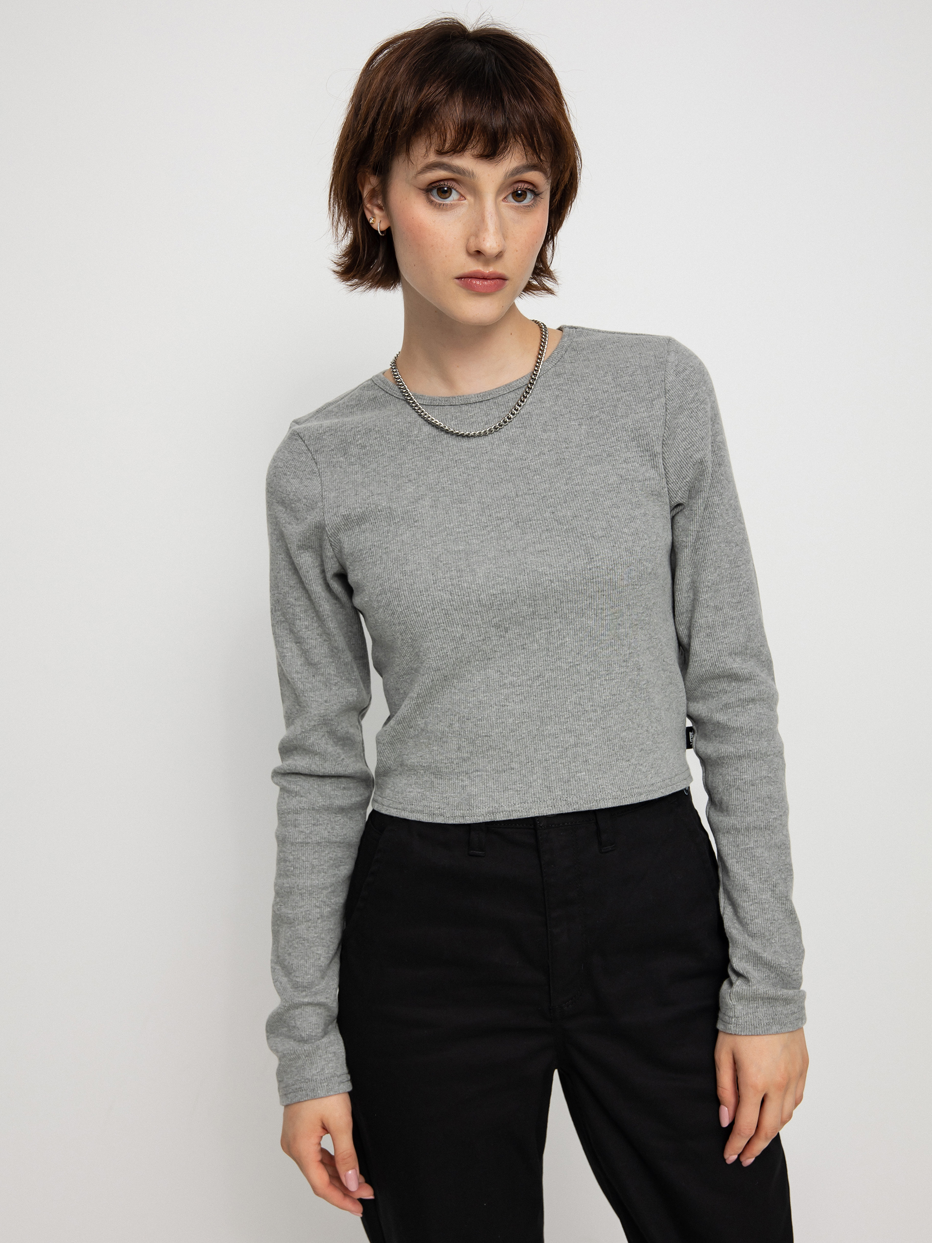 Longsleeve Vans Armanto Ls Knit Wmn (lizzie armanto grey heather)