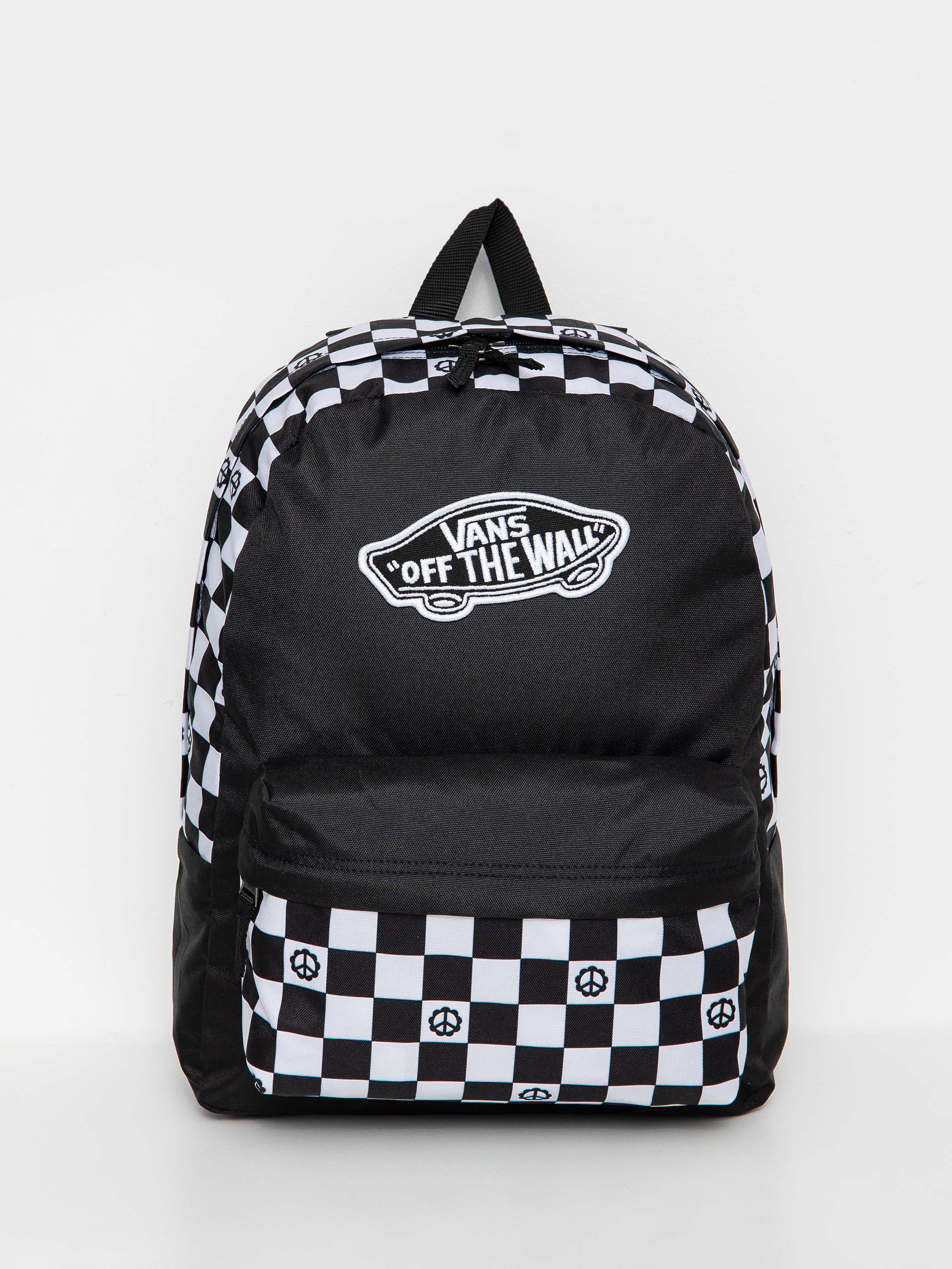 Plecak Vans Realm Wmn (peace check black/black)