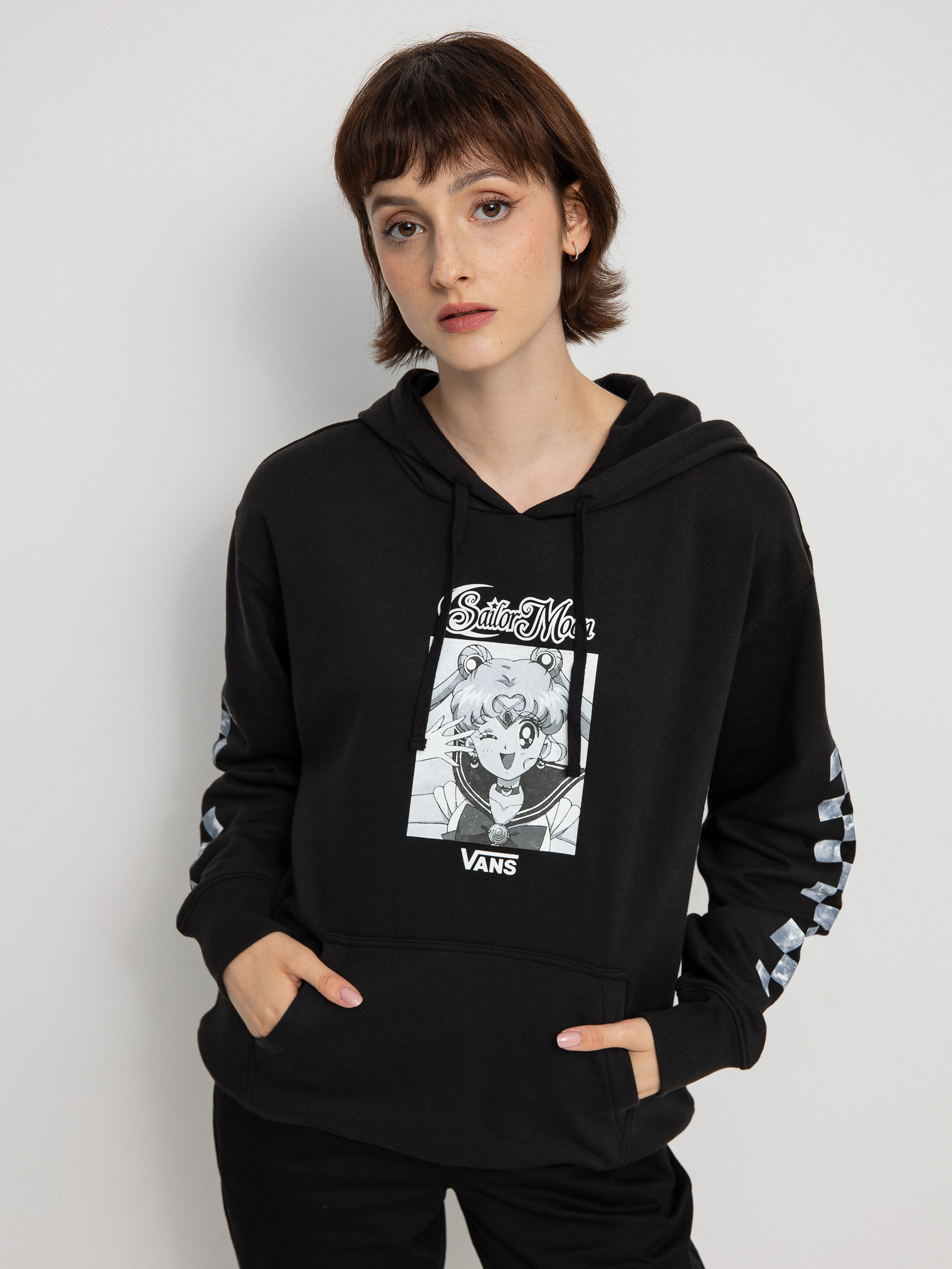 Bluza z kapturem Vans X Sailor Moon Lizzie HD Wmn (pretty guardian sailor moon black)