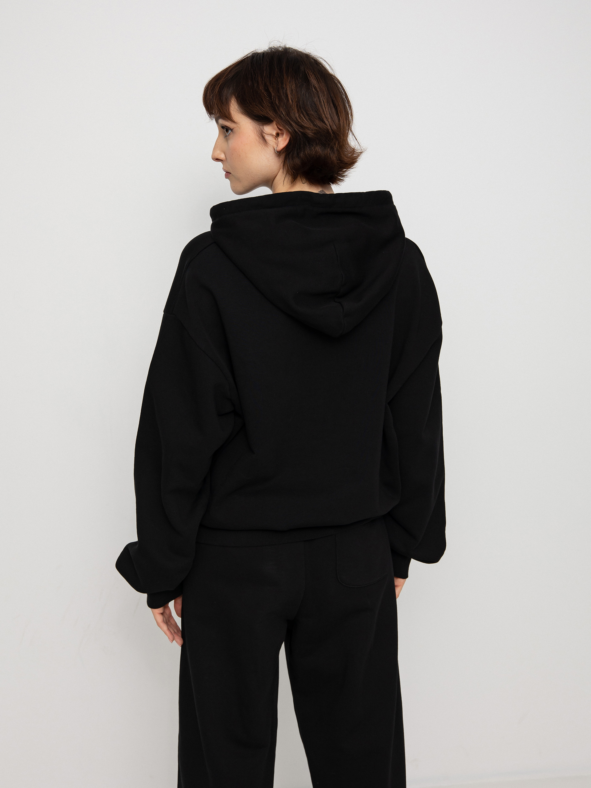 Bluza z kapturem Carhartt WIP Casey HD Wmn (black/silver)