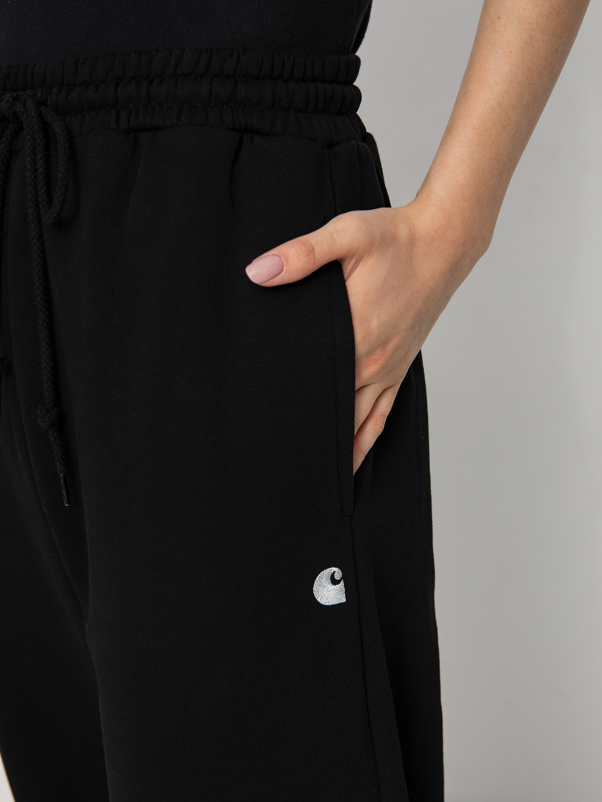 Spodnie Carhartt WIP Casey Wmn (black/silver)