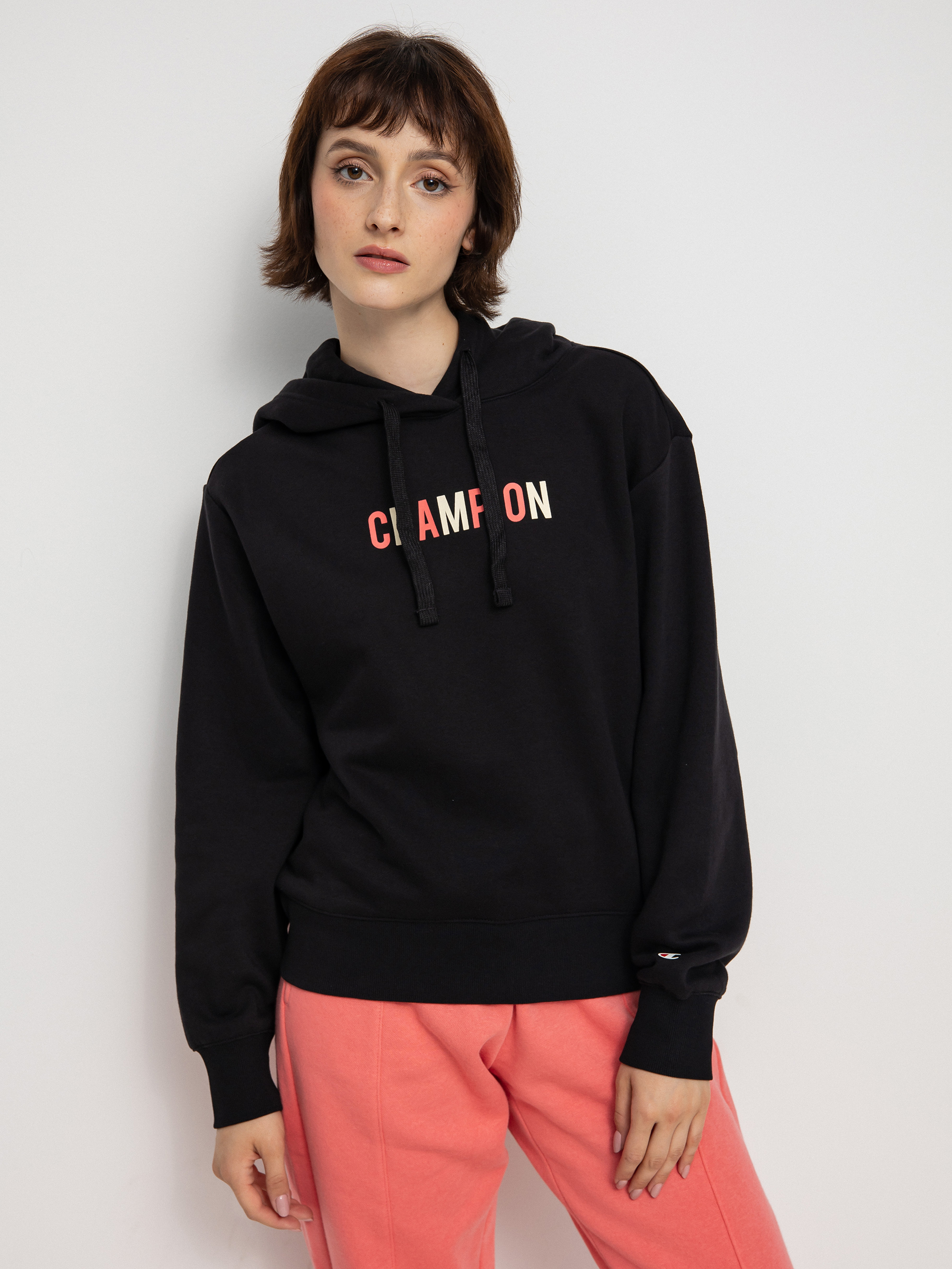 Bluza z kapturem Champion Legacy Hooded Sweatshirt 115991 HD Wmn (nbk)