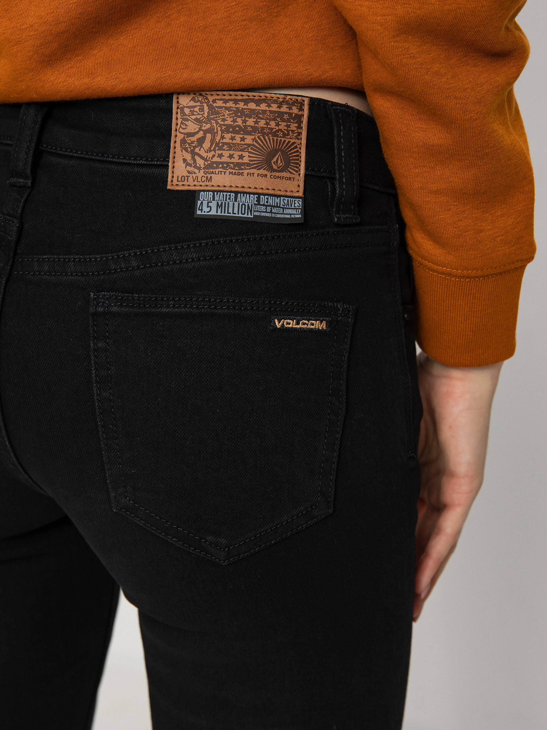 Spodnie Volcom Vorta By Denim JR (black out)