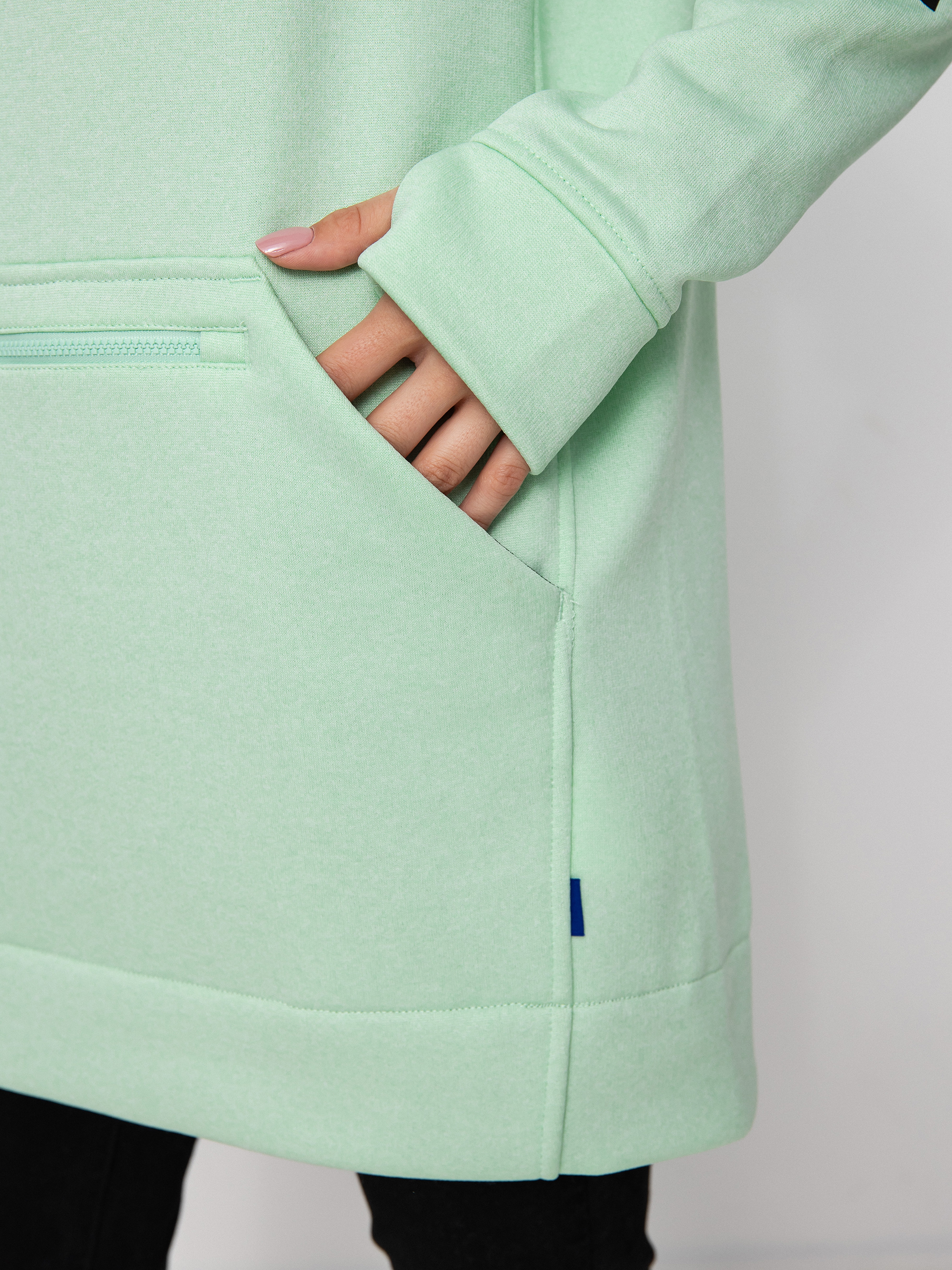 Damska Bluza aktywna Burton Oak Long HD (jewel green heather)