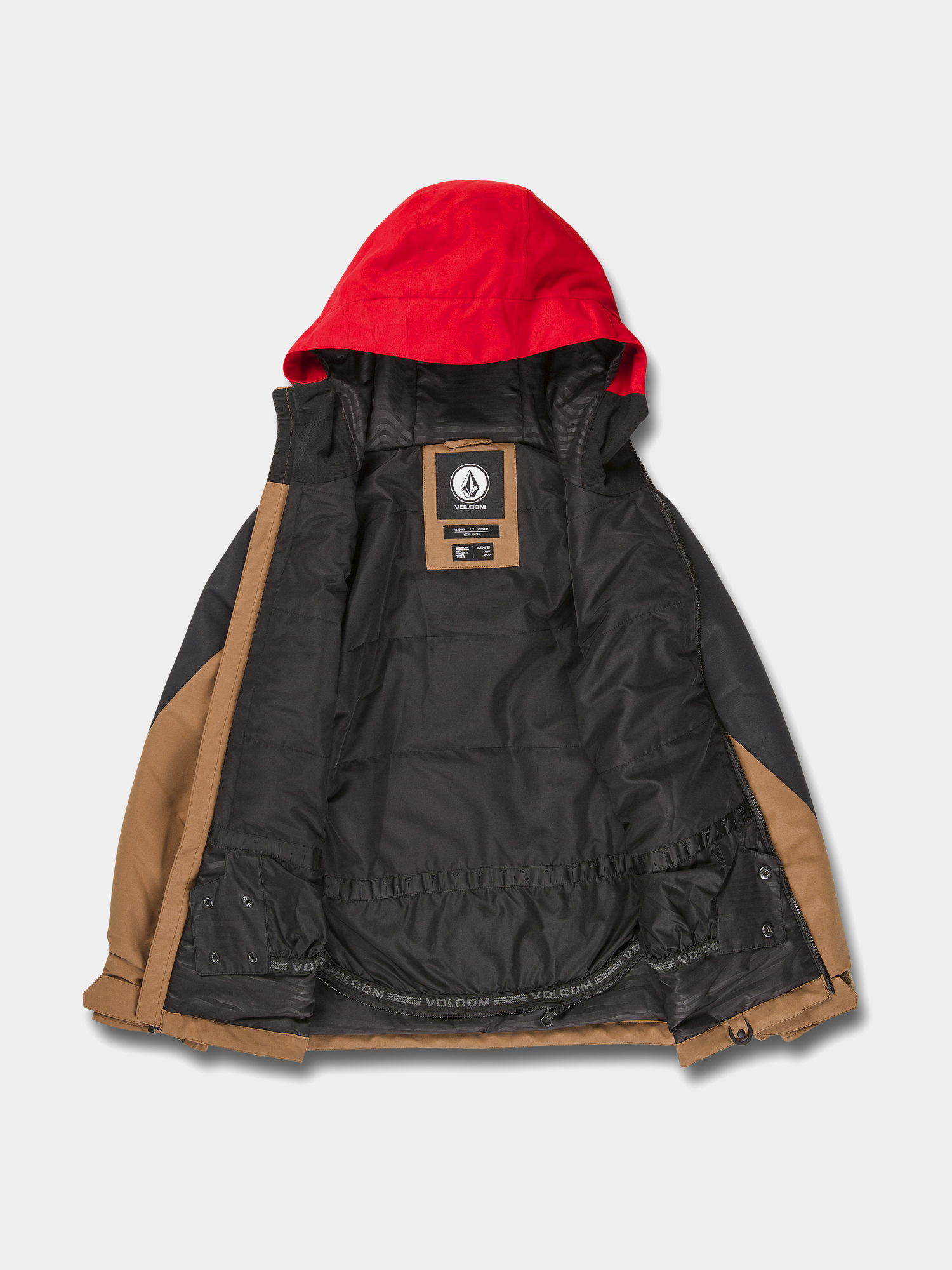 Kurtka snowboardowa Volcom Vernon Ins JR (red)