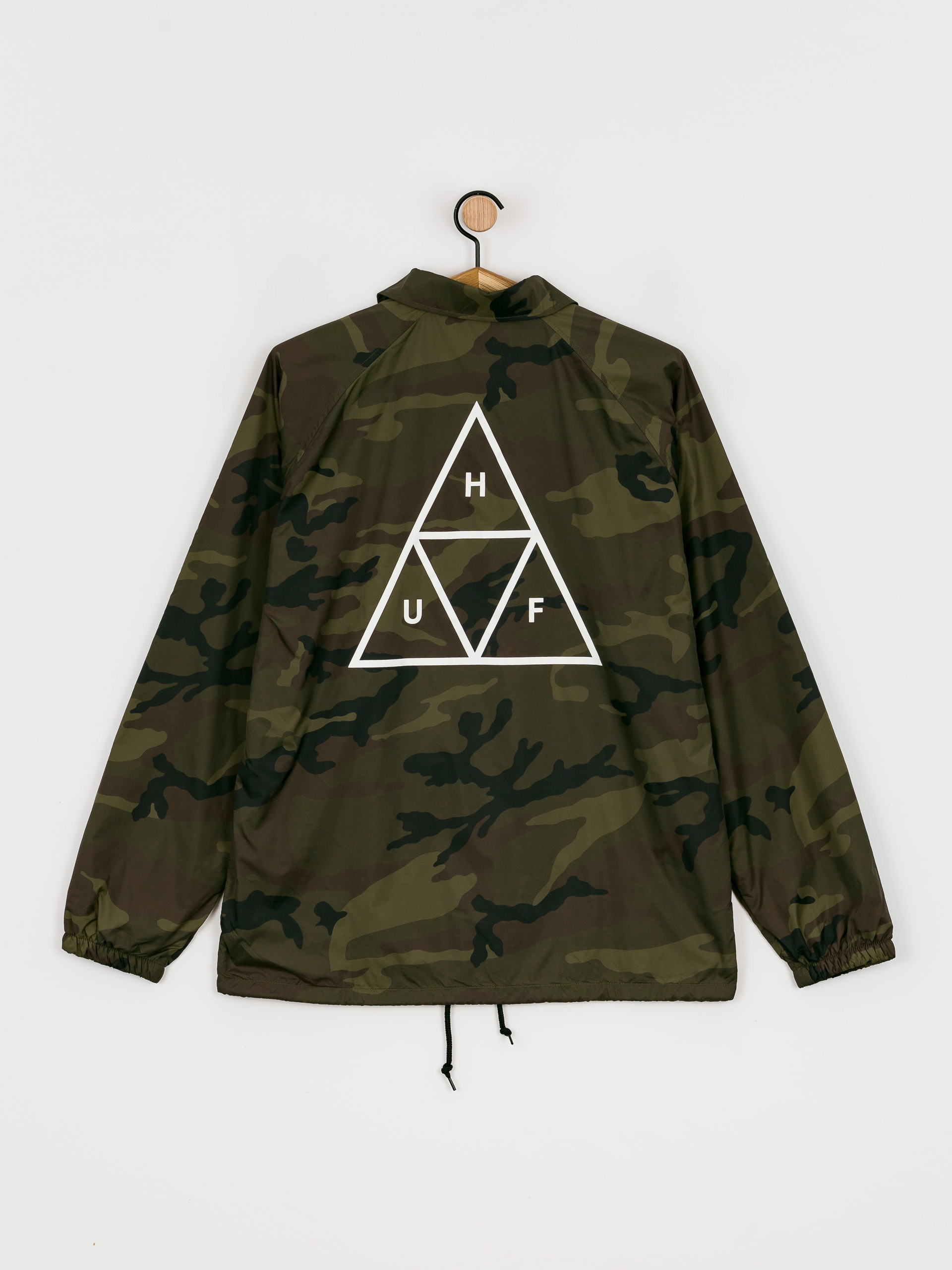 Kurtka HUF Essentials Triple Triangle Coaches (woodland)