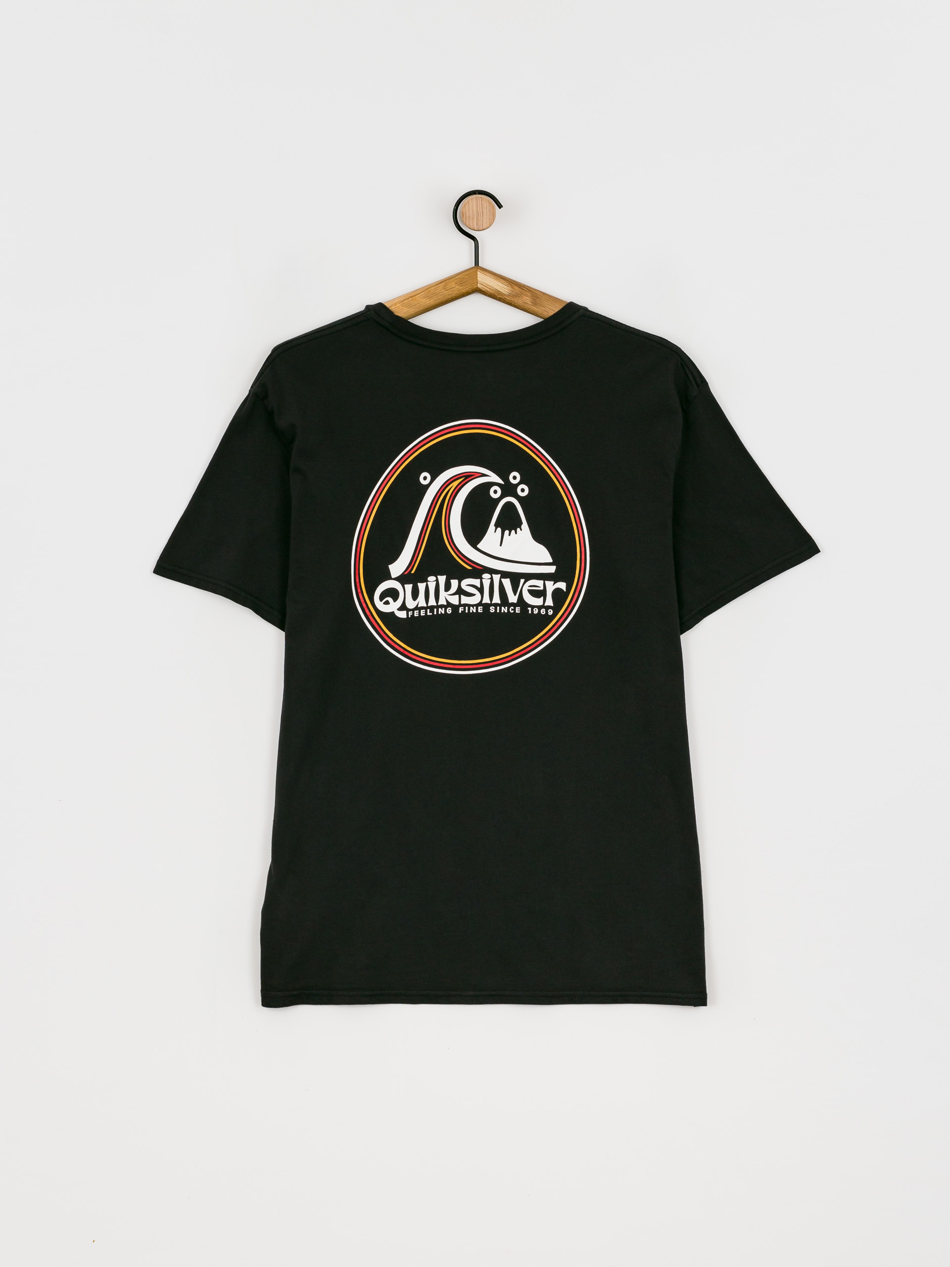 T-shirt Quiksilver Rolling Circle (black)