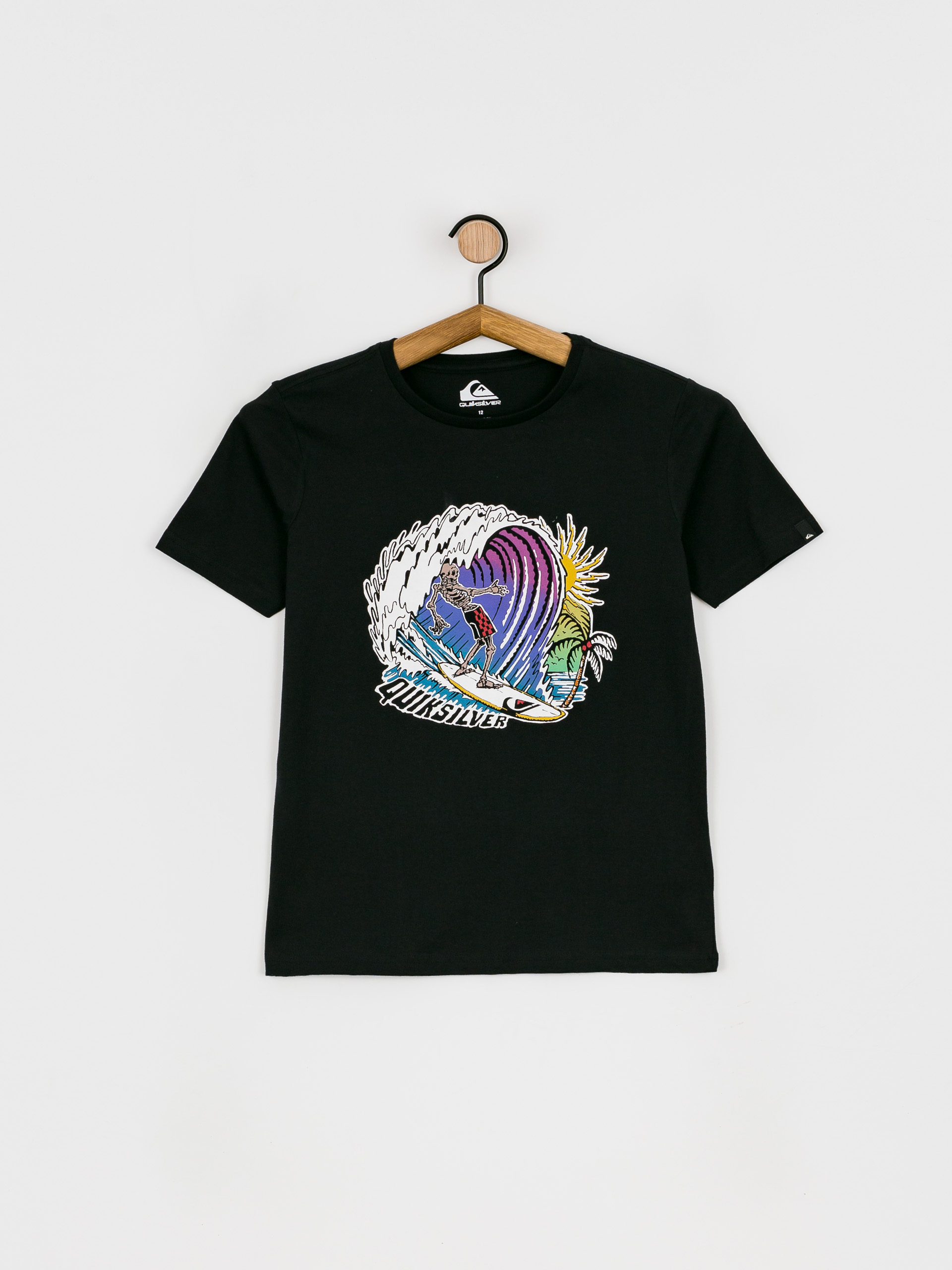 T-shirt Quiksilver Thebarrel JR (black)