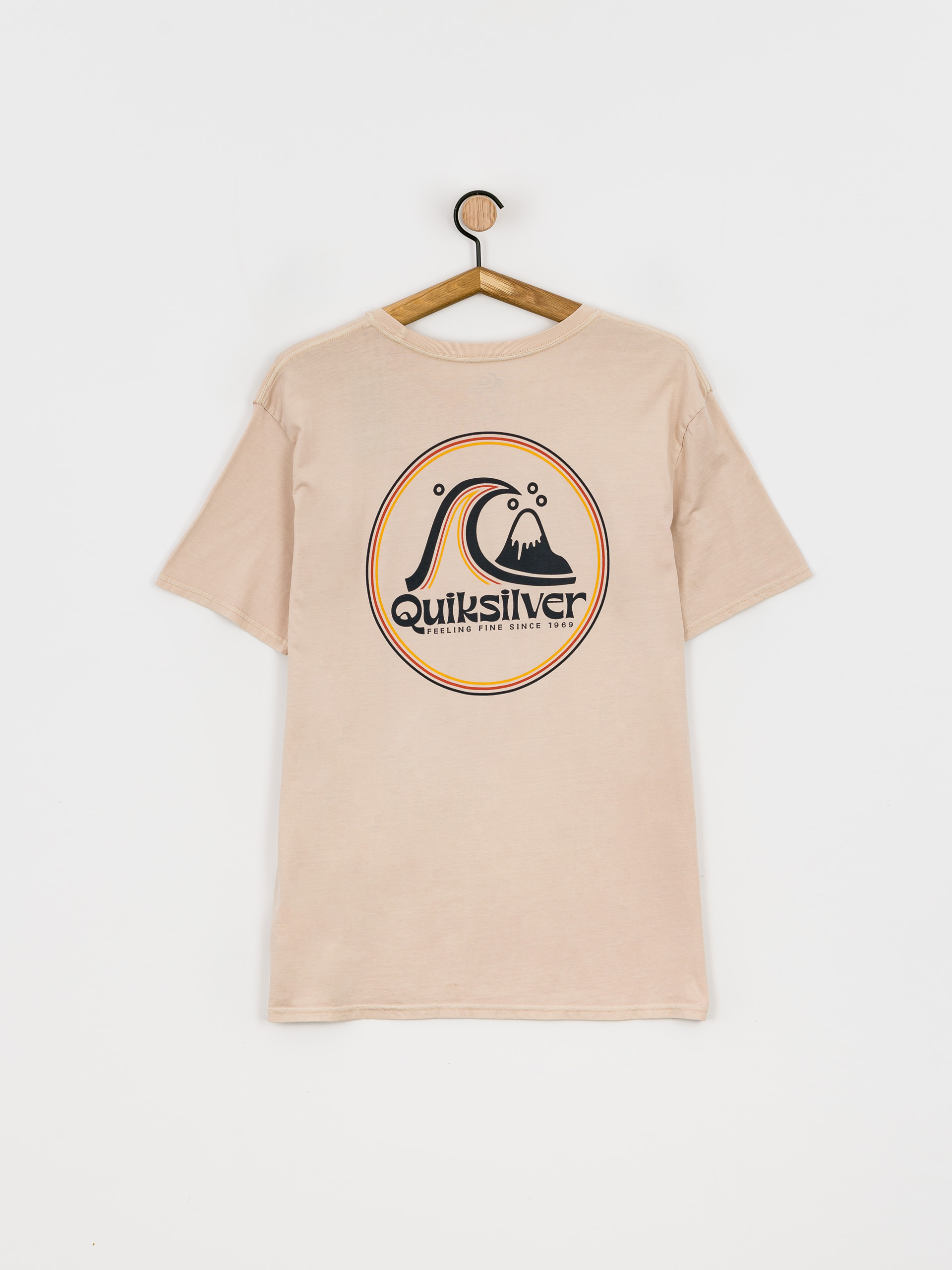 T-shirt Quiksilver Rolling Circle (birch)