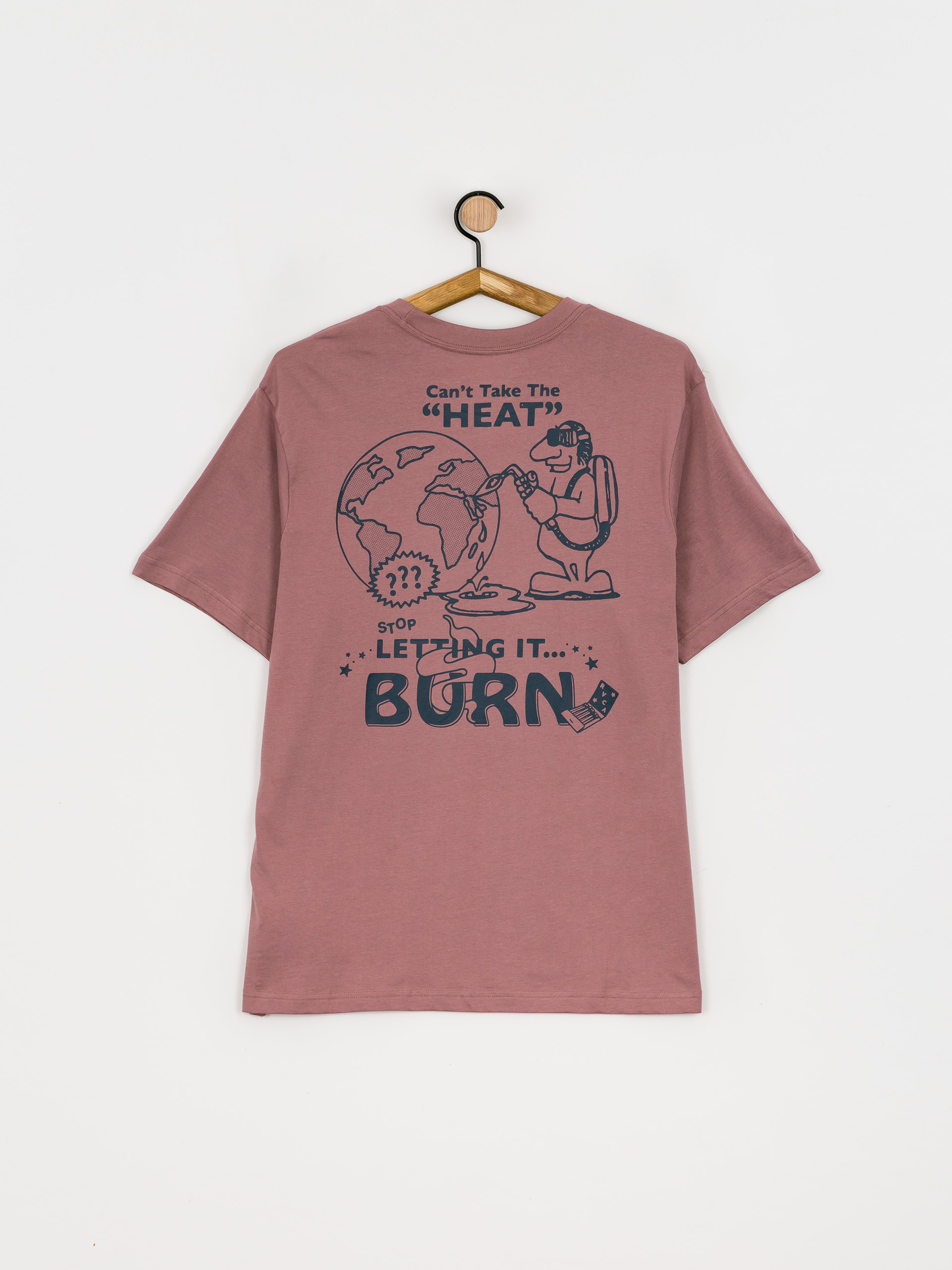 T-shirt RVCA The Heat (lavender)
