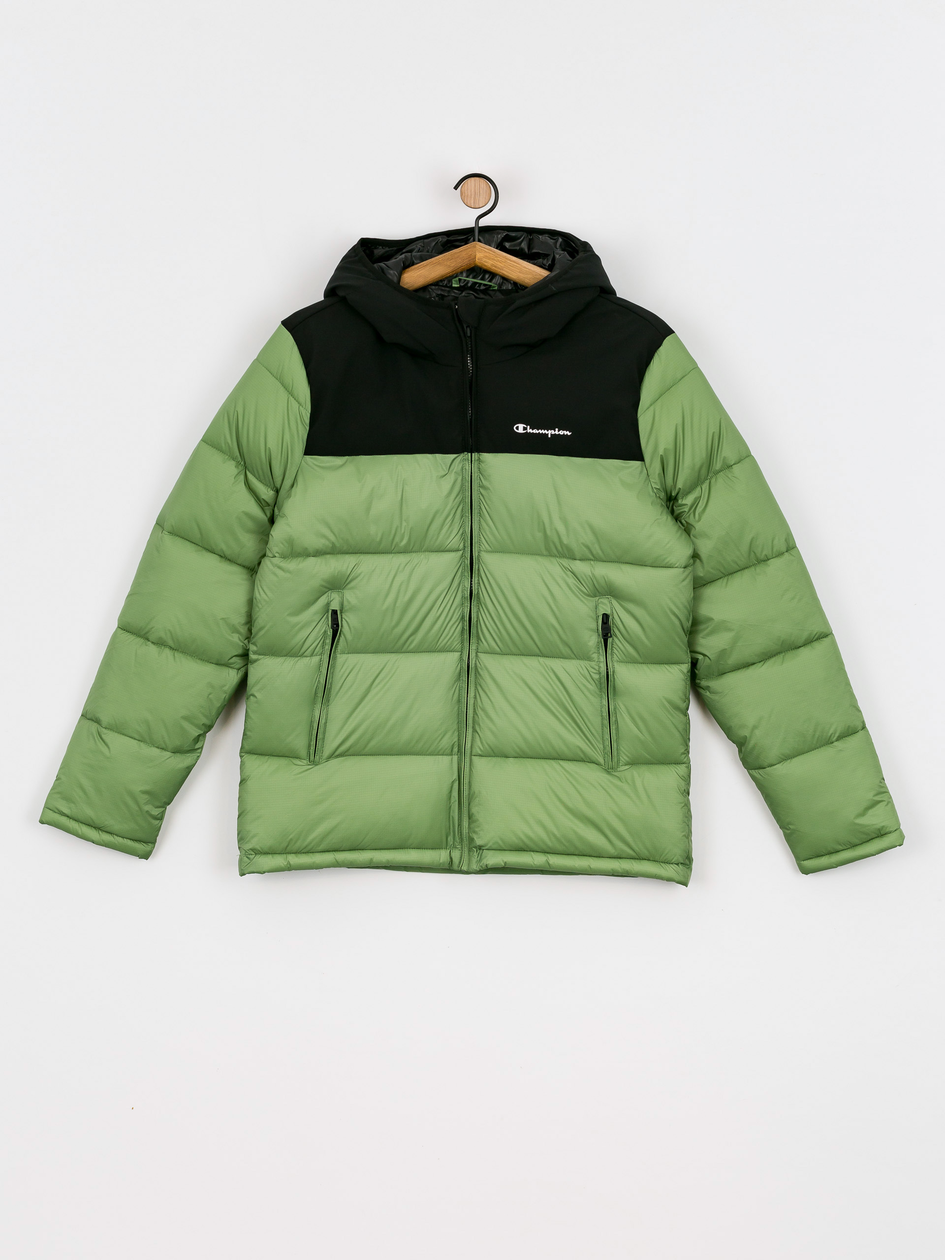 Kurtka Champion Legacy Hooded Jacket 218080 (sgr/nbk)