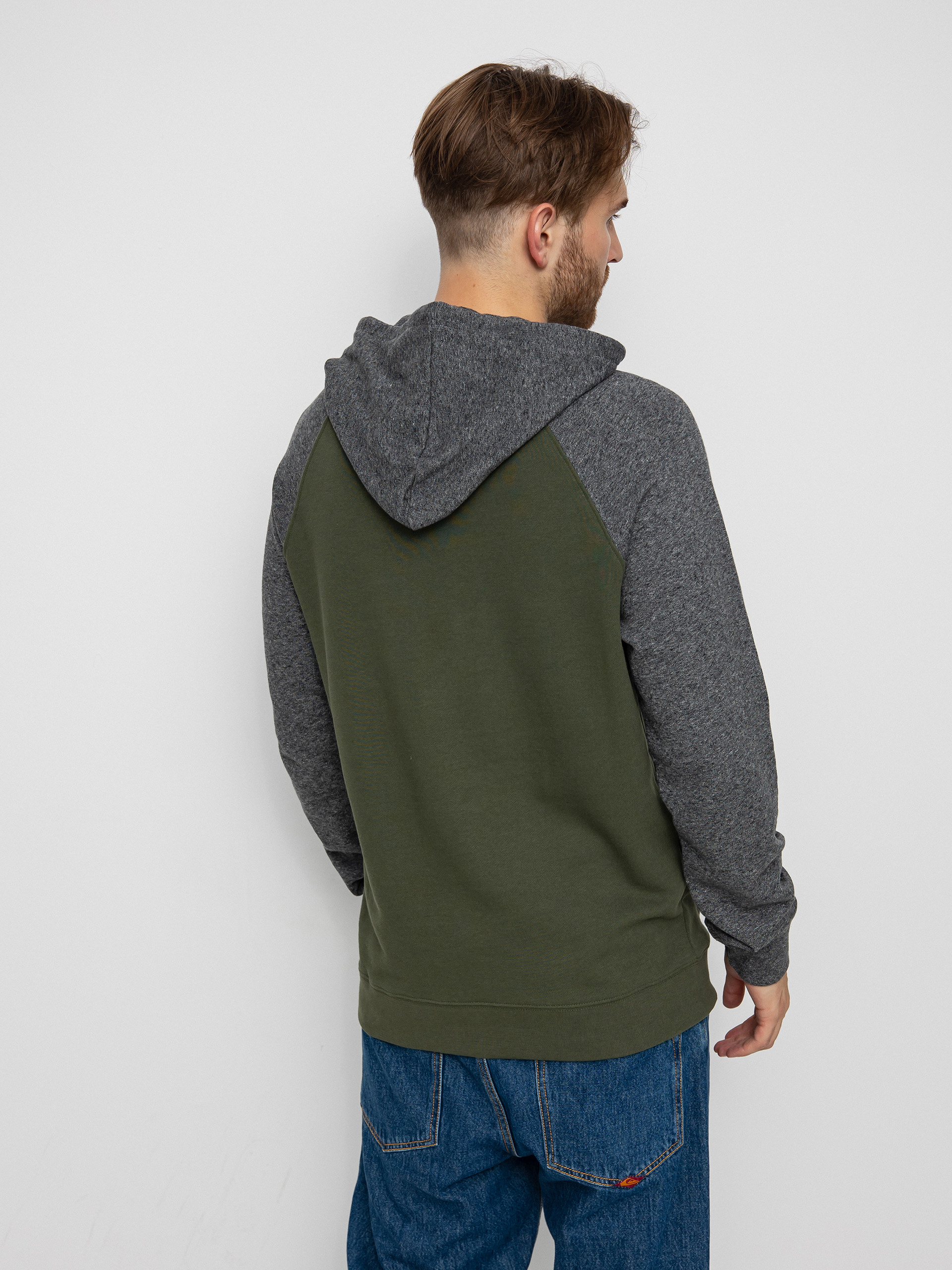 Bluza z kapturem Quiksilver Essentials Raglan HD (thyme)