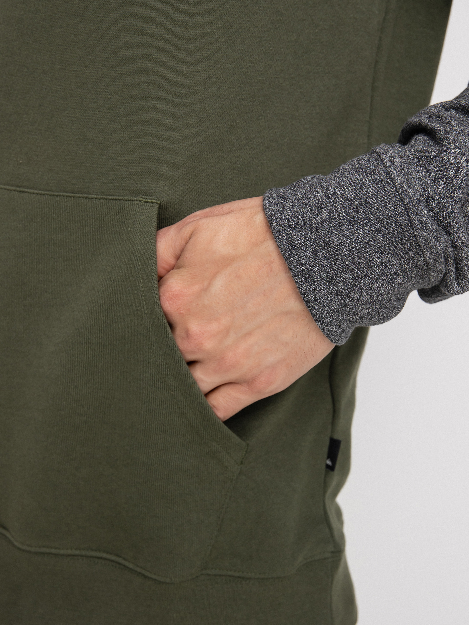 Bluza z kapturem Quiksilver Essentials Raglan HD (thyme)
