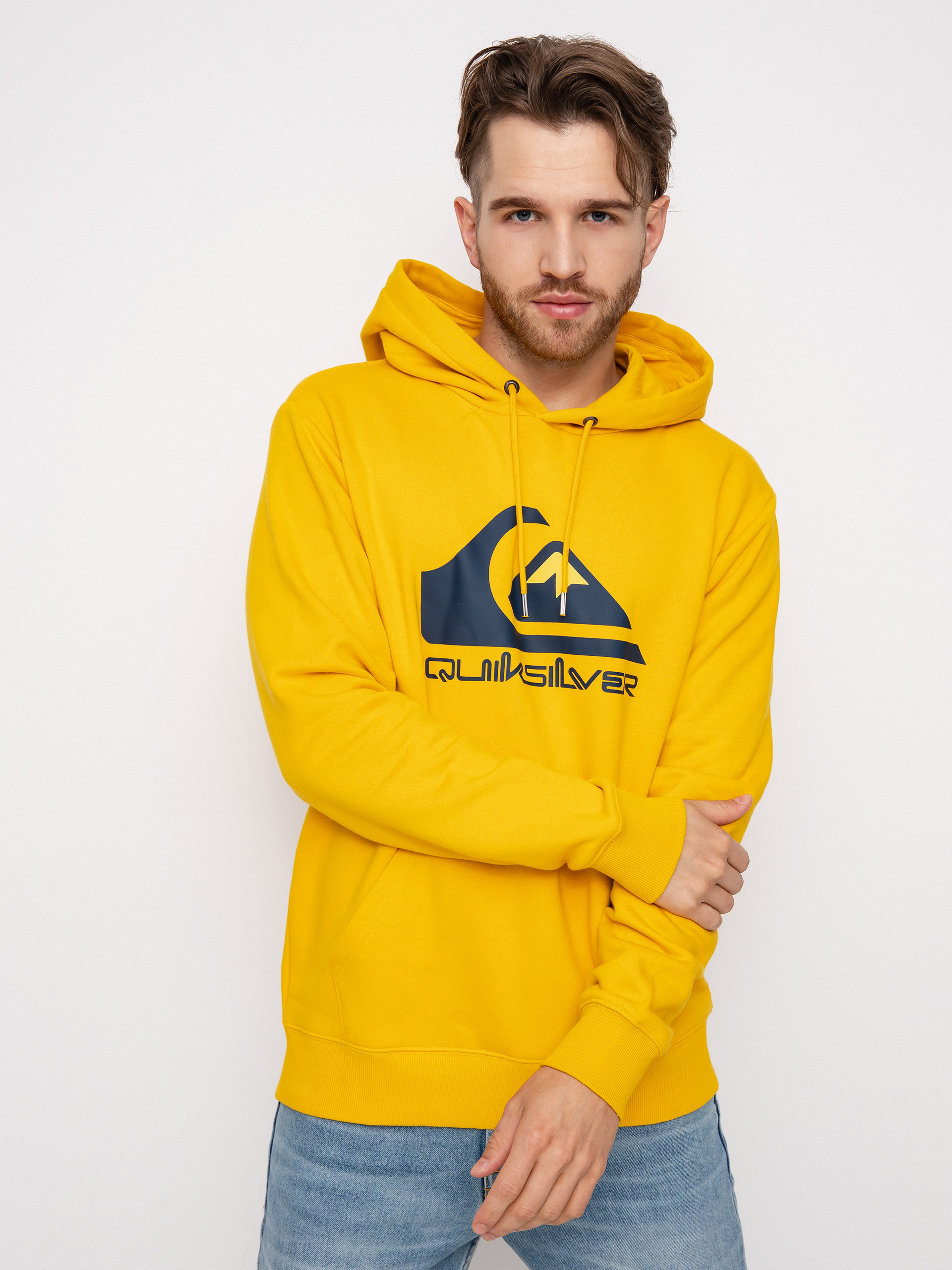 Bluza z kapturem Quiksilver Big Logo HD (golden rod)