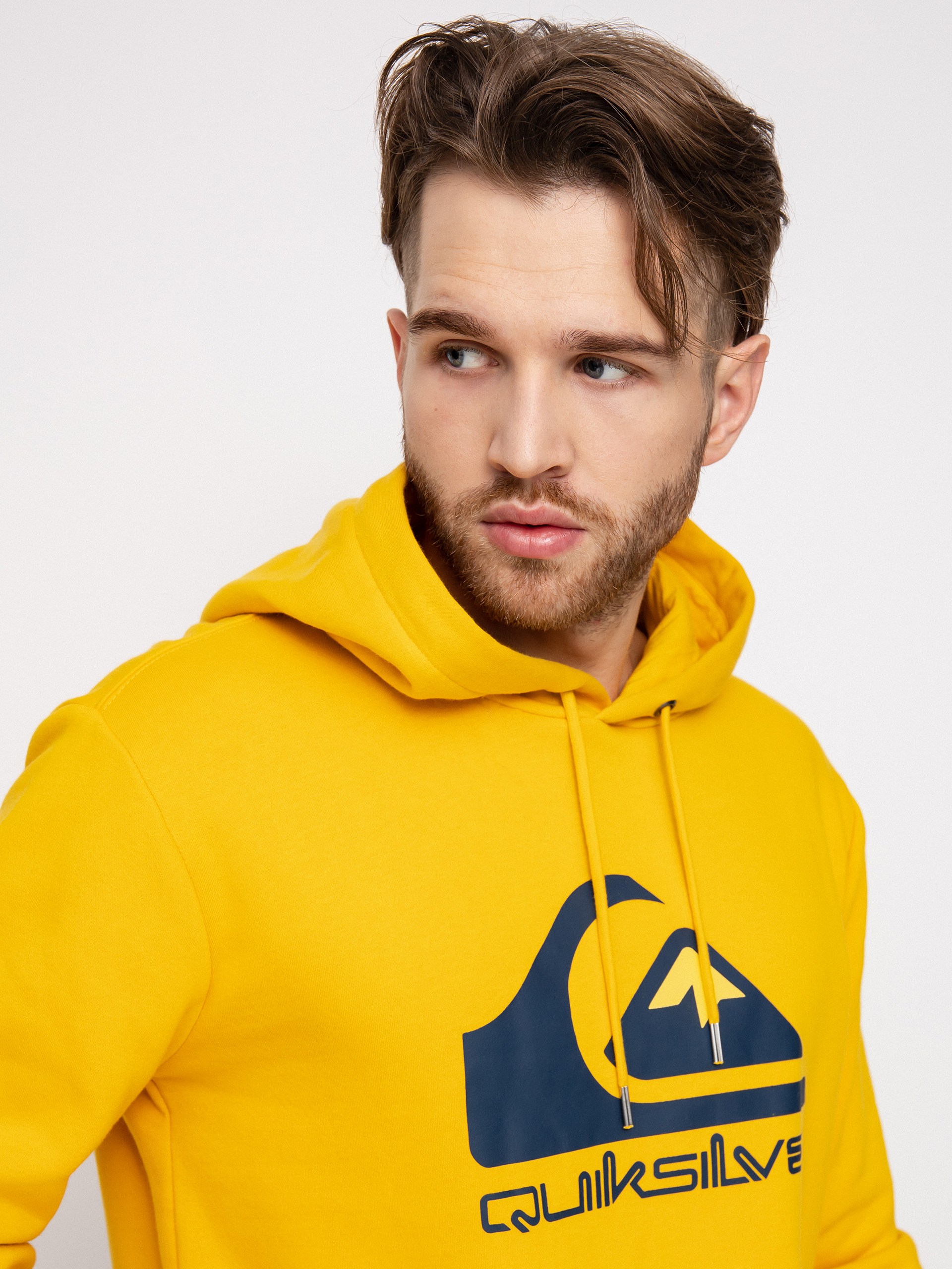 Bluza z kapturem Quiksilver Big Logo HD (golden rod)