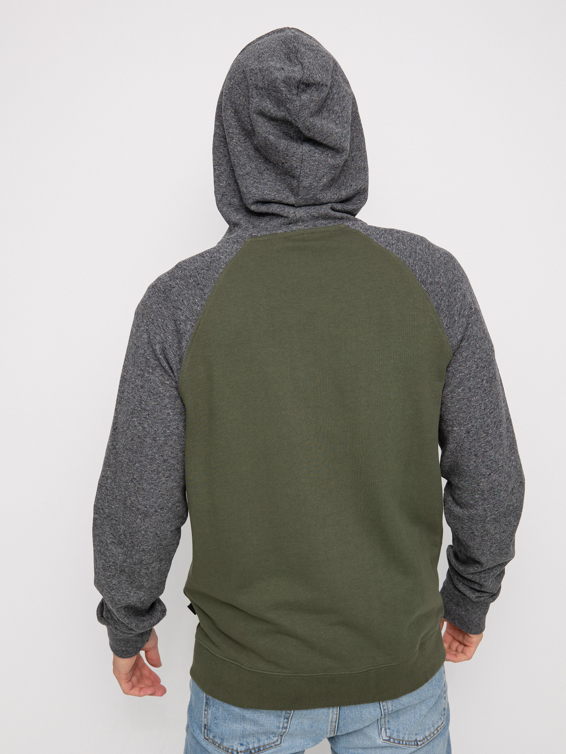 Bluza z kapturem Quiksilver Essentials Raglan ZHD (thyme)