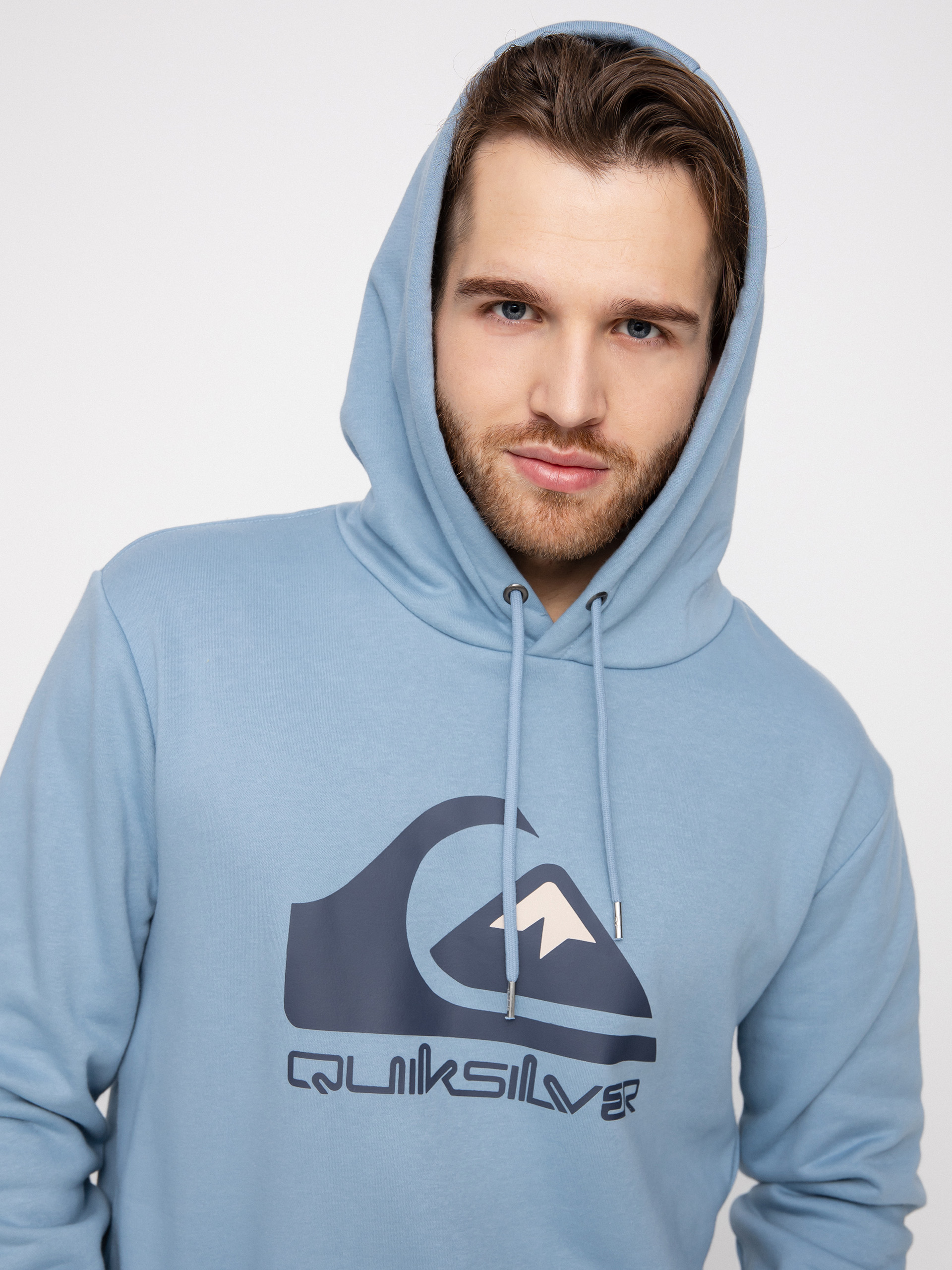 Bluza z kapturem Quiksilver Big Logo HD (ashley blue)