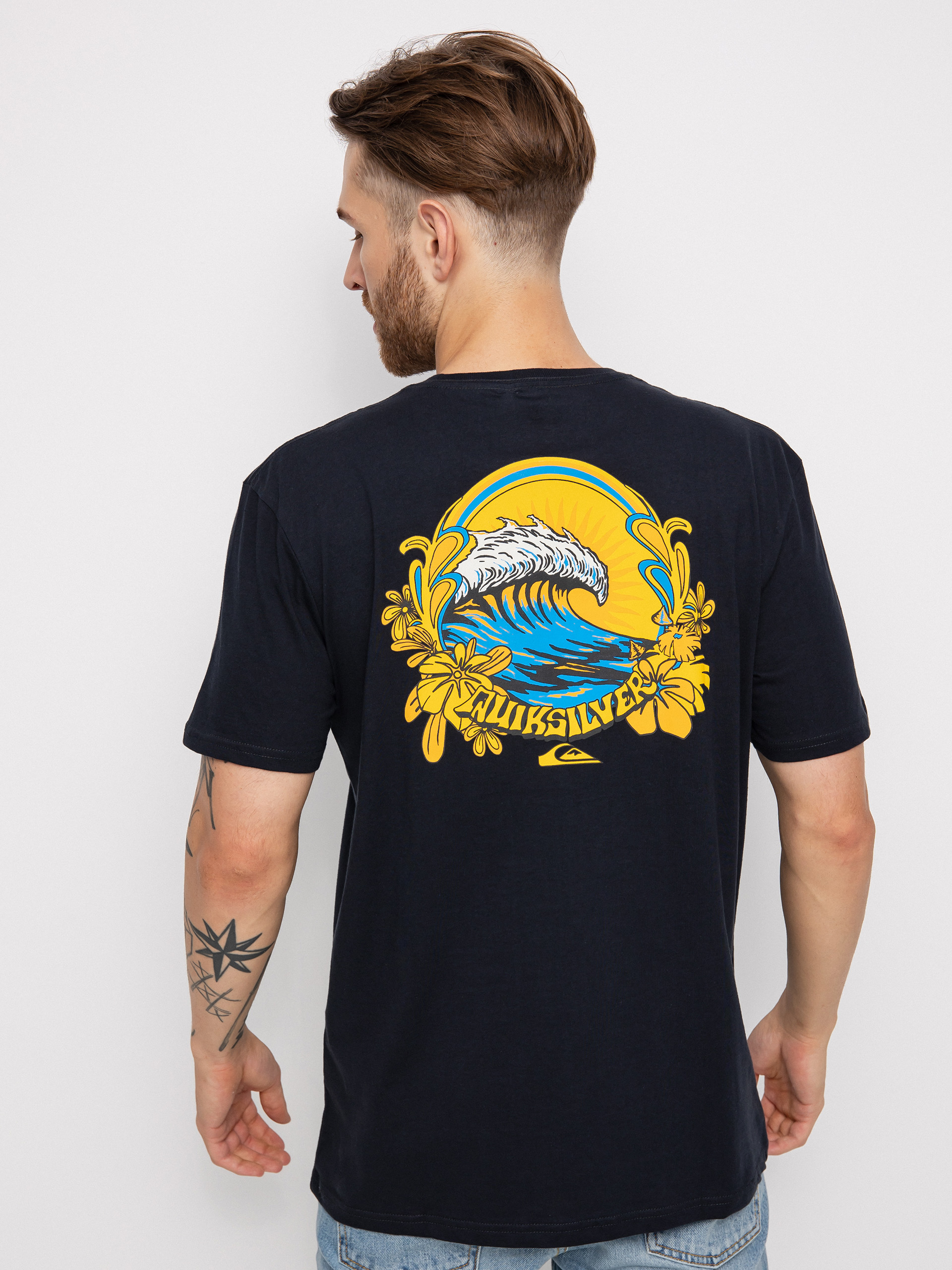 T-shirt Quiksilver Scenic Warp (black)