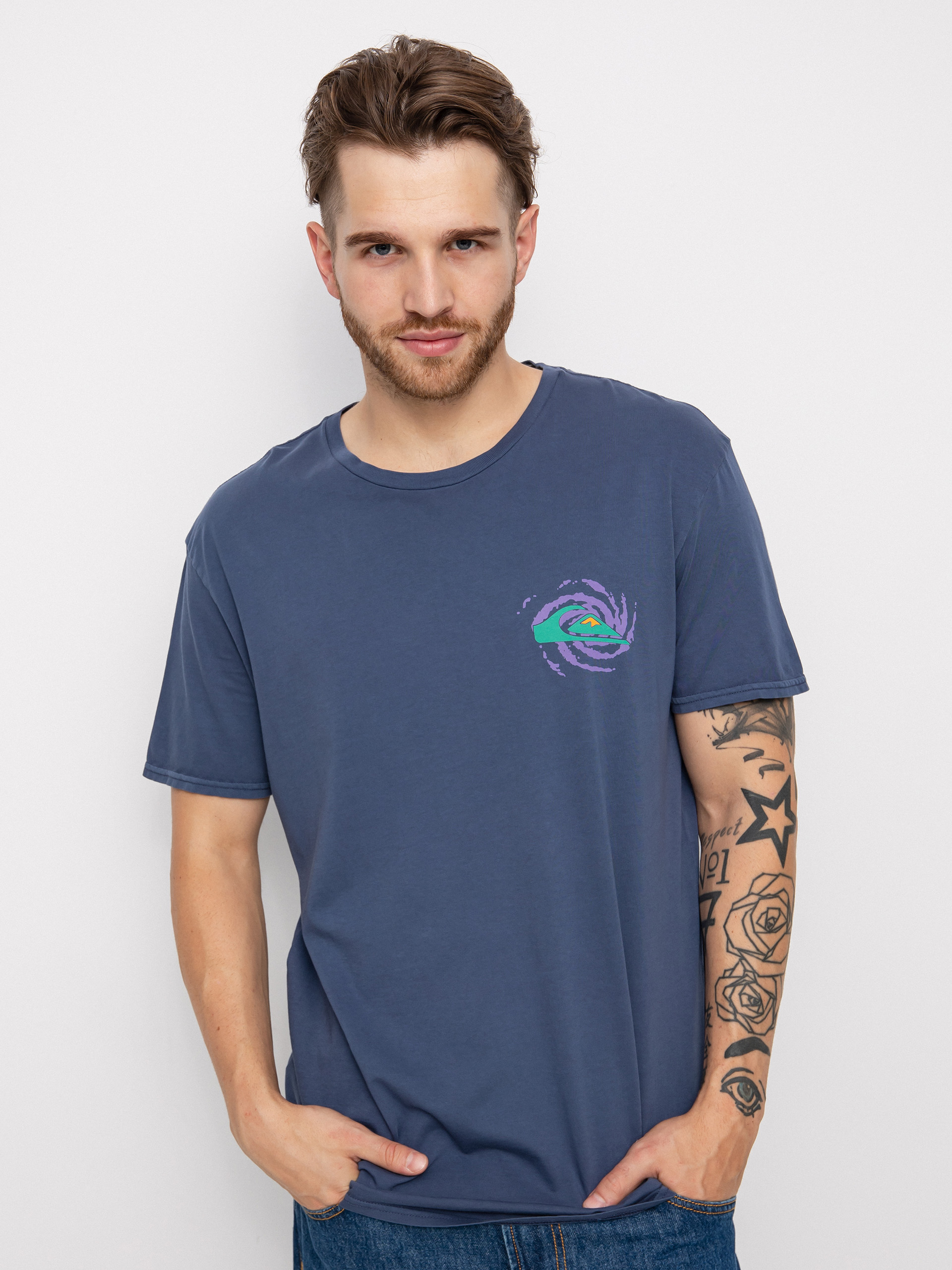T-shirt Quiksilver Little Paradise (insignia blue)