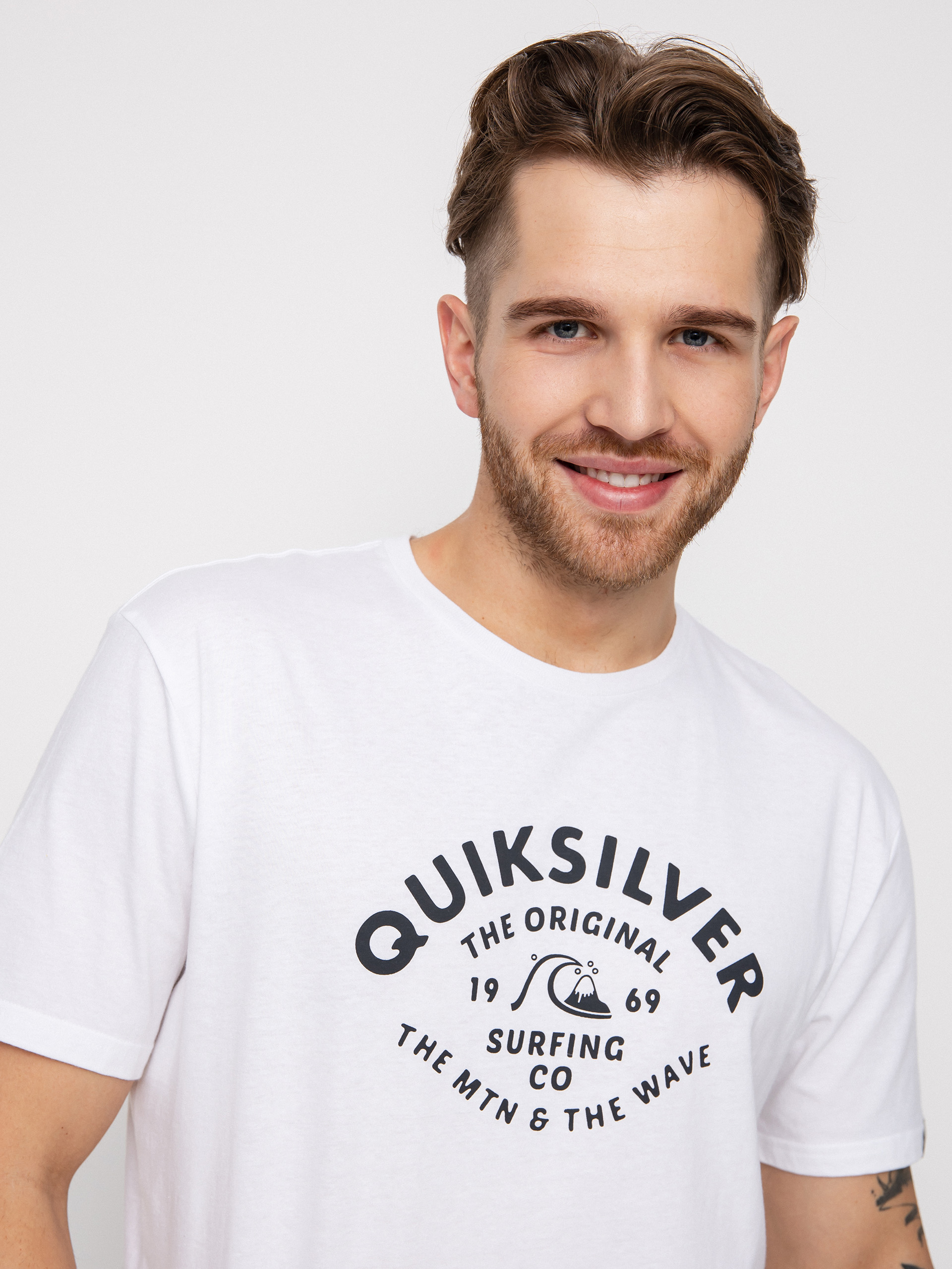 T-shirt Quiksilver Script Talk Front (white)