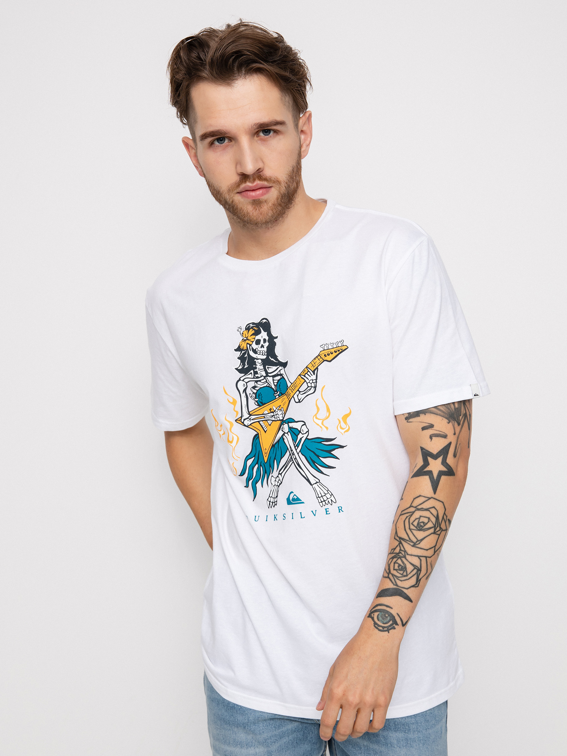 T-shirt Quiksilver Hot Motion (white)