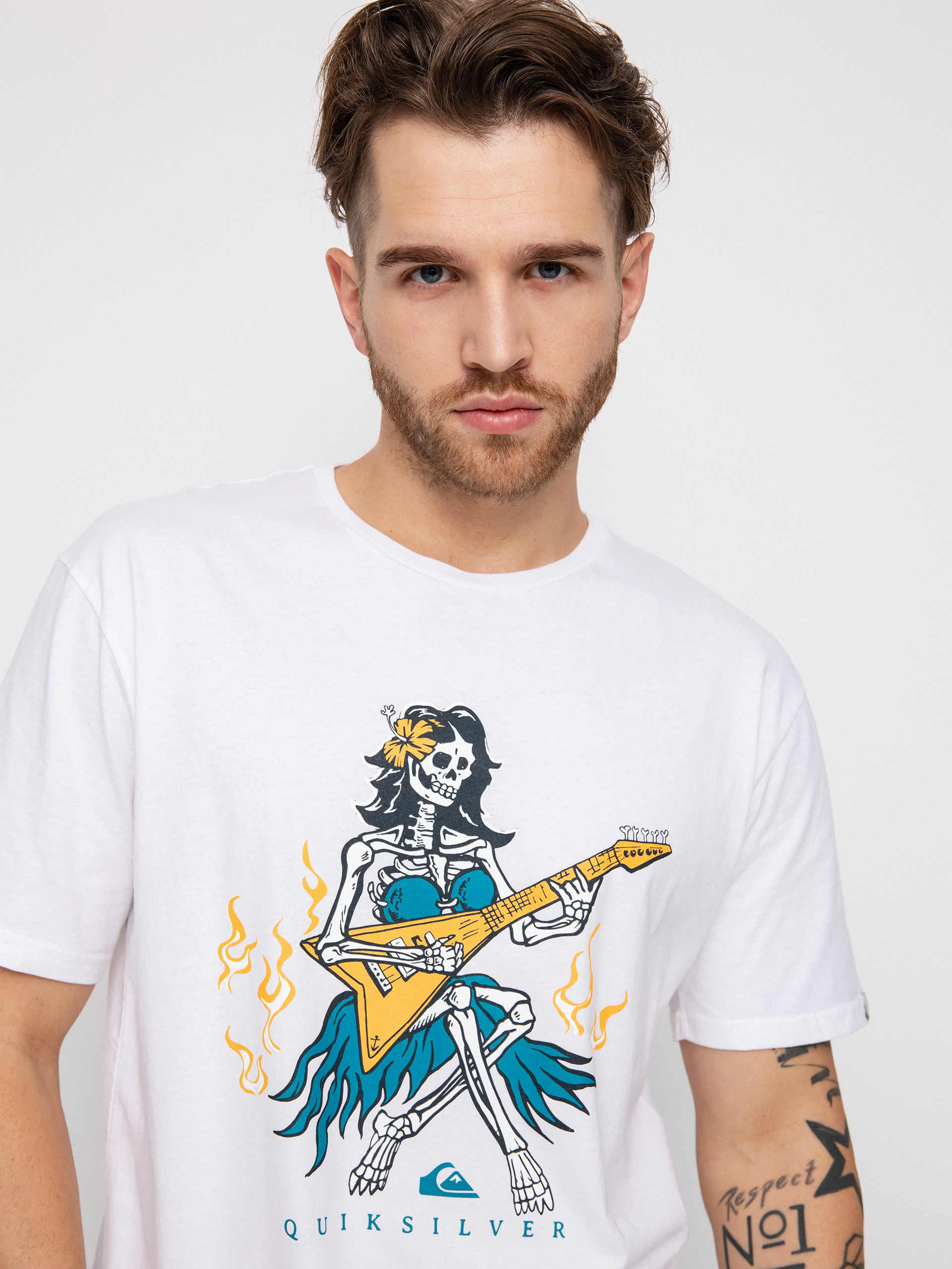 T-shirt Quiksilver Hot Motion (white)