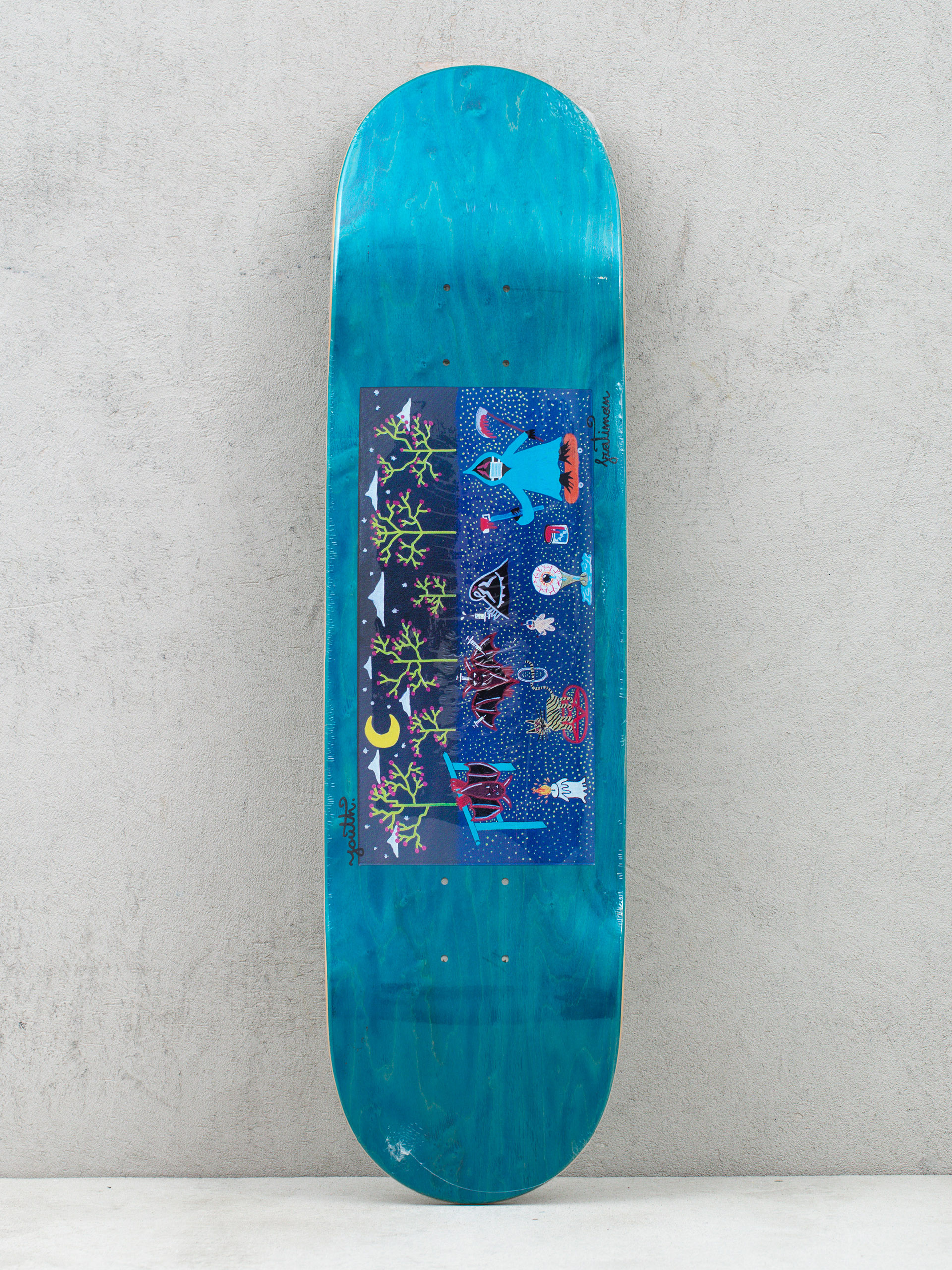 Deck Youth Skateboards X Szati Vaccine (teal)