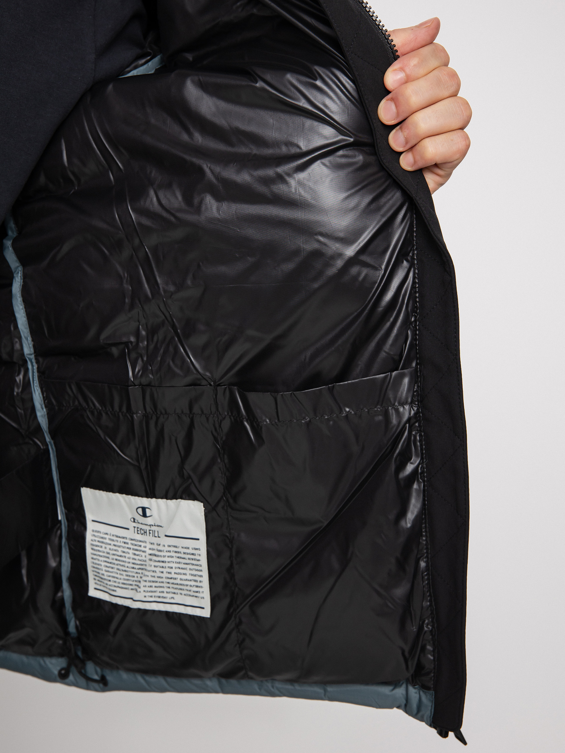 Kurtka Champion Legacy Hooded Jacket 218080 (gpg/nbk)