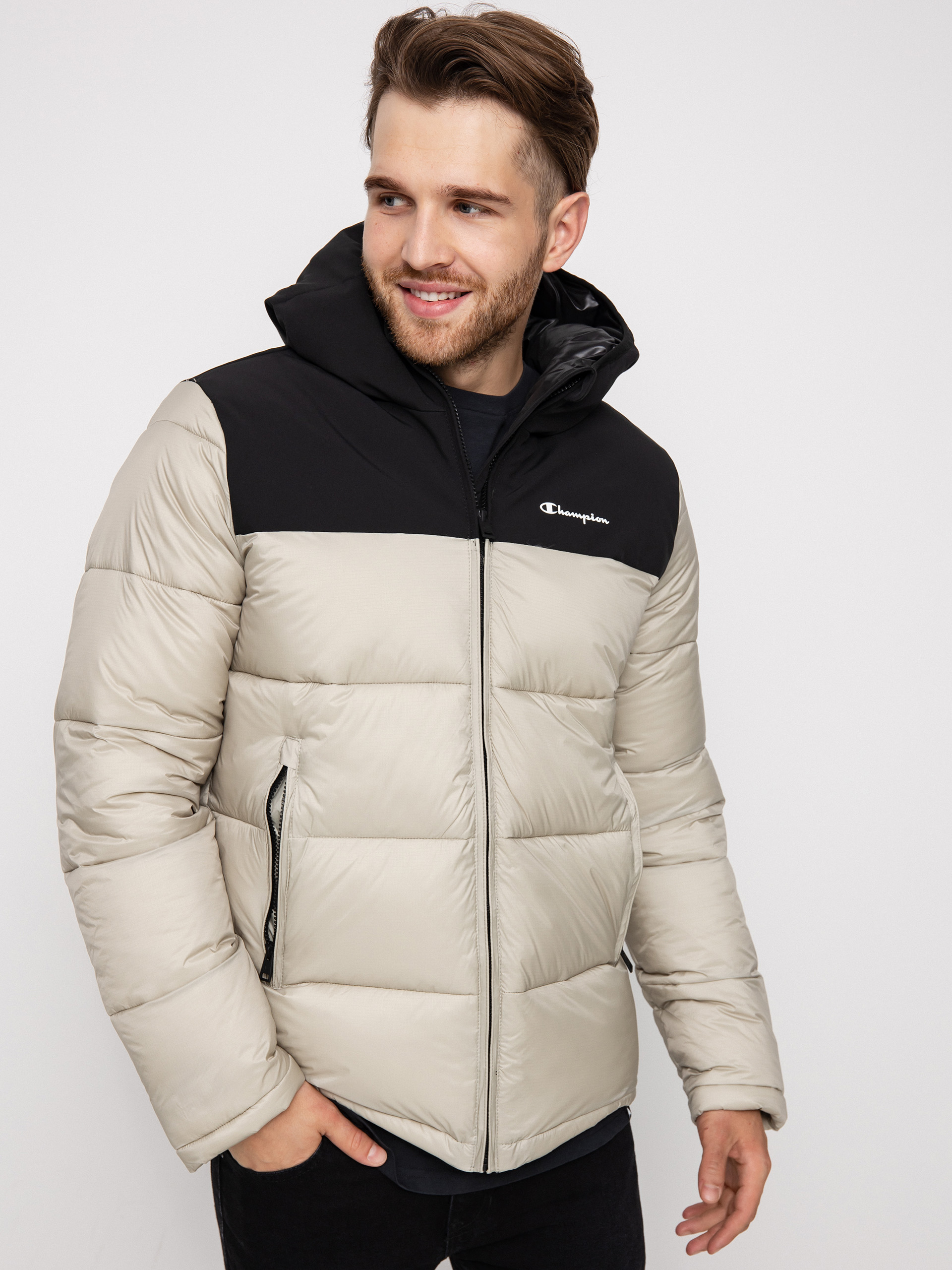 Kurtka Champion Legacy Hooded Jacket 218080 (aby/nbk)