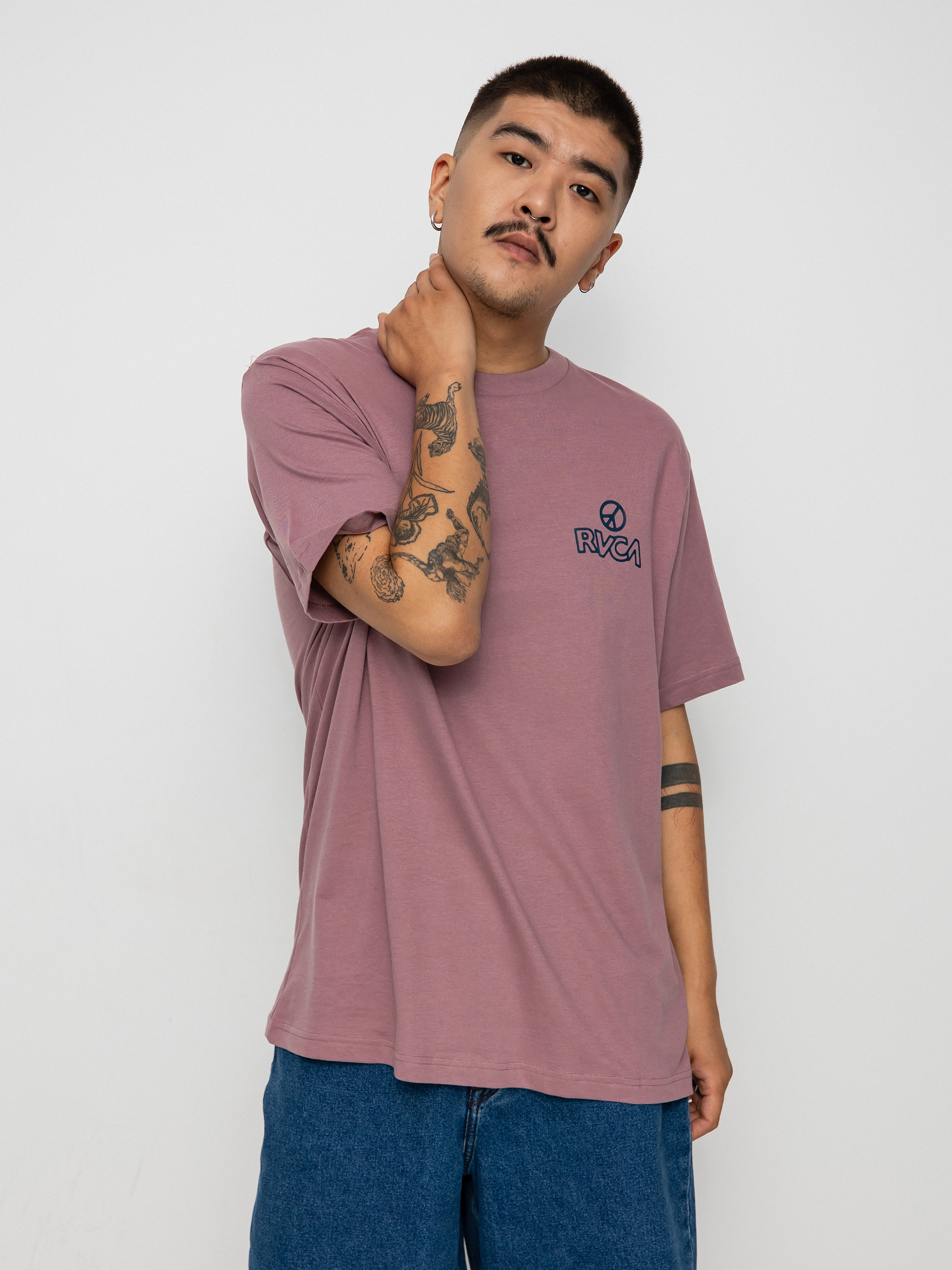 T-shirt RVCA The Heat (lavender)