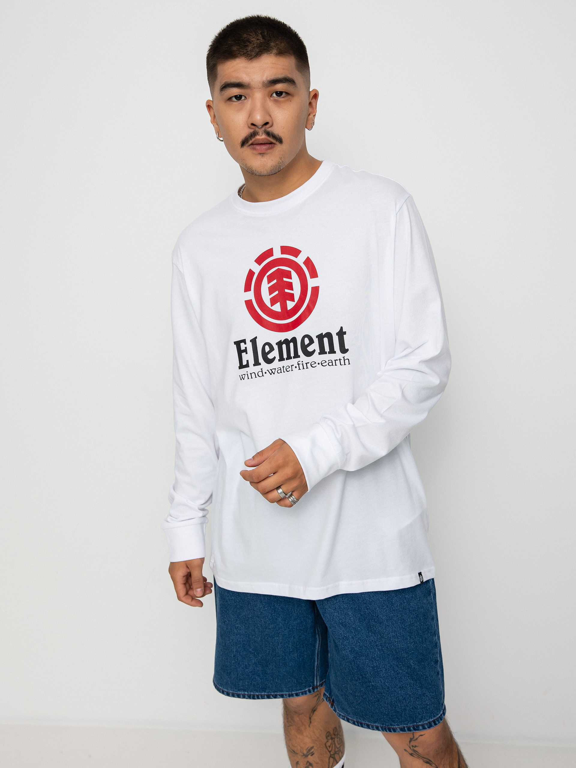 Longsleeve Element Vertical (optic white)