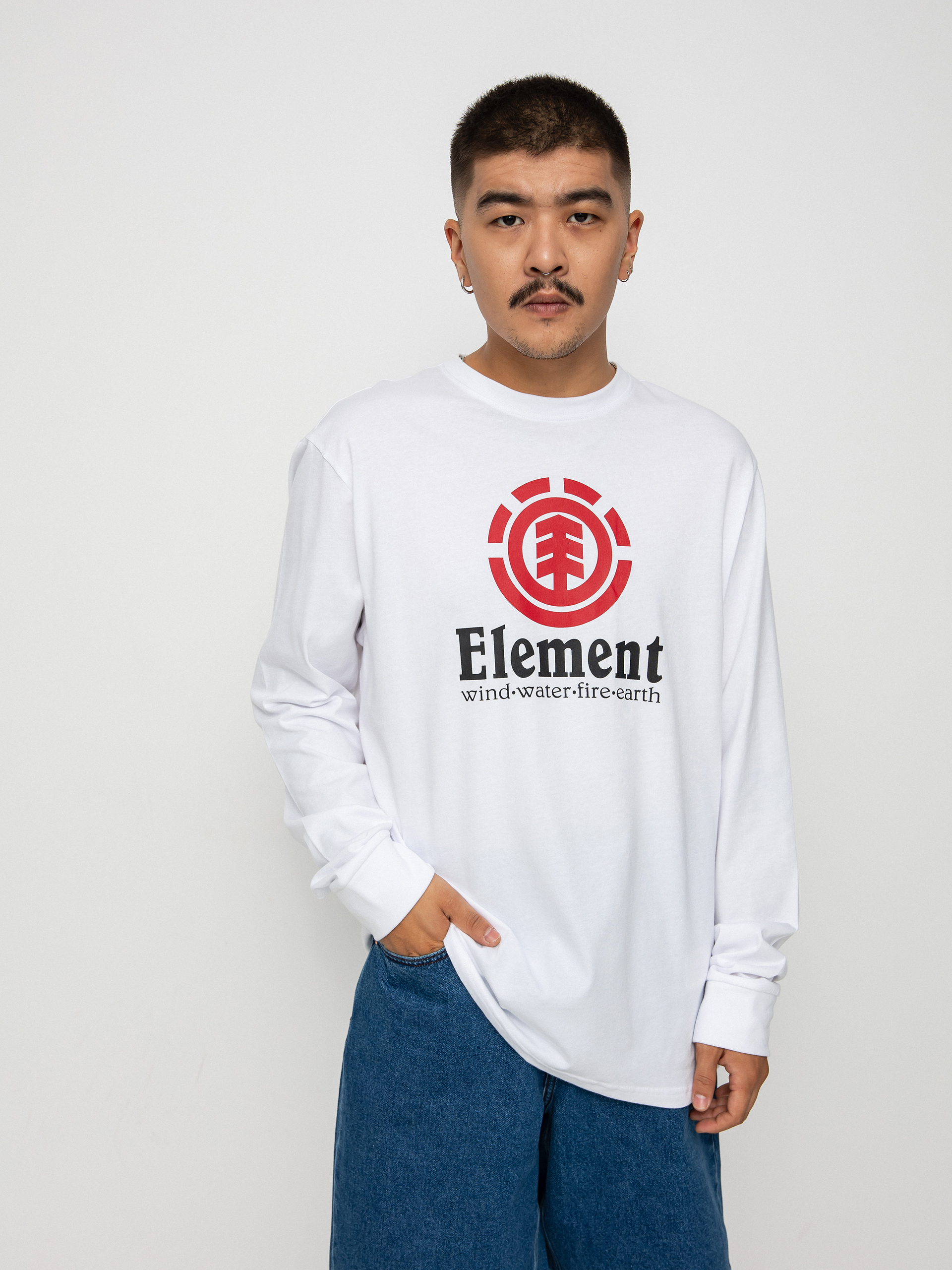 Longsleeve Element Vertical (optic white)