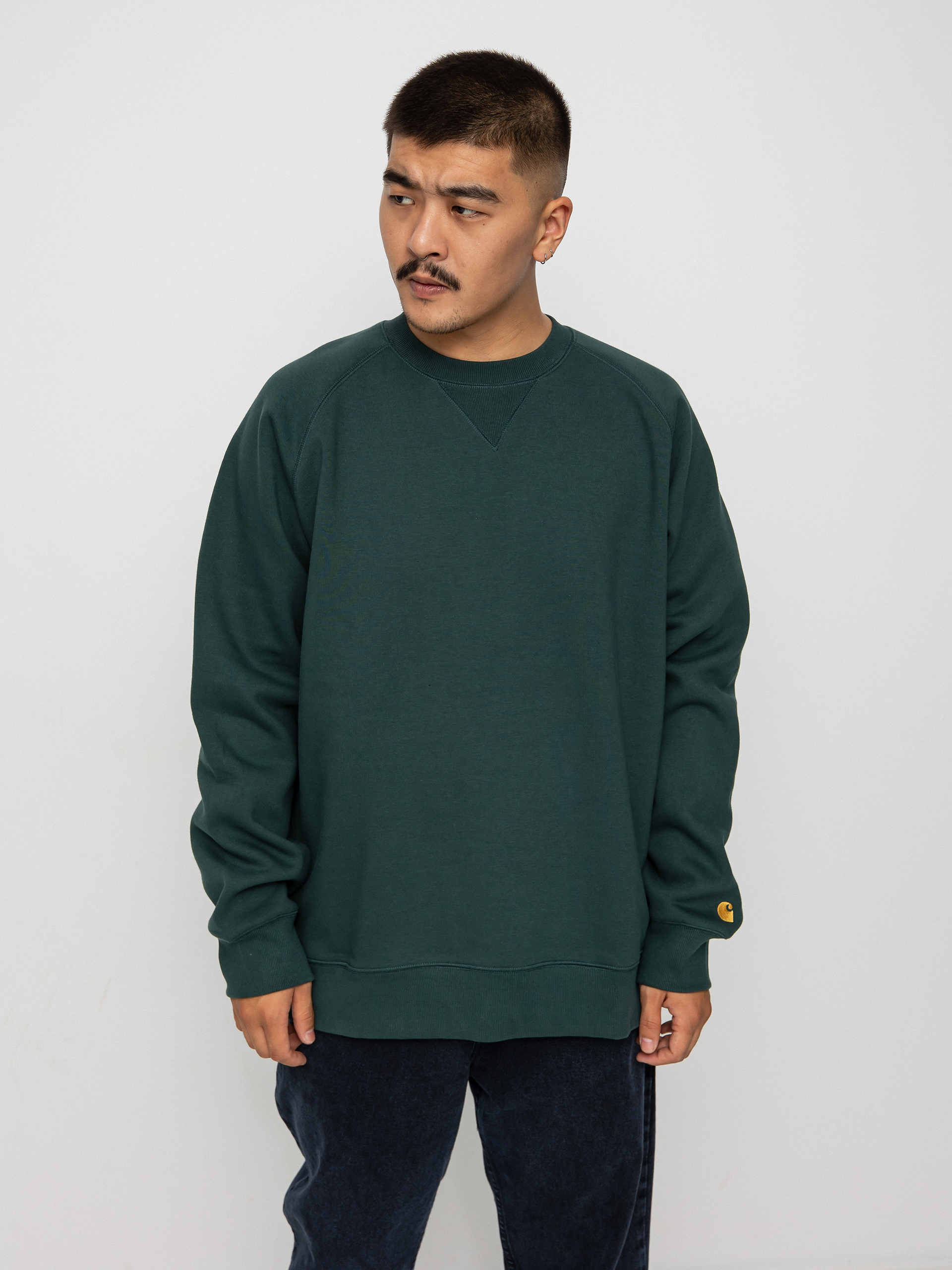 Bluza Carhartt WIP Chase (juniper/gold)